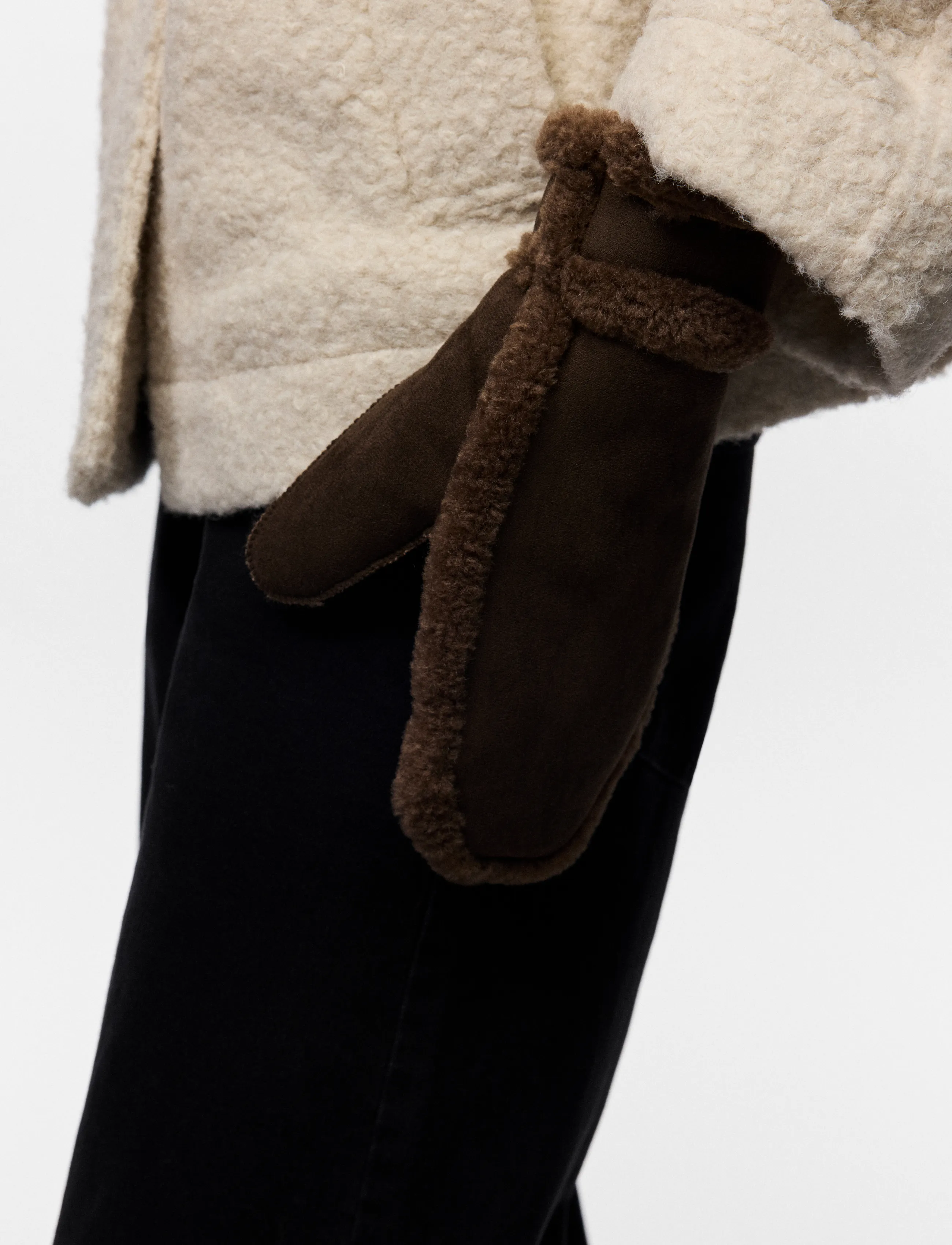 Pieces - PCARLO MITTENS - fäustlinge - coffee quartz - 5