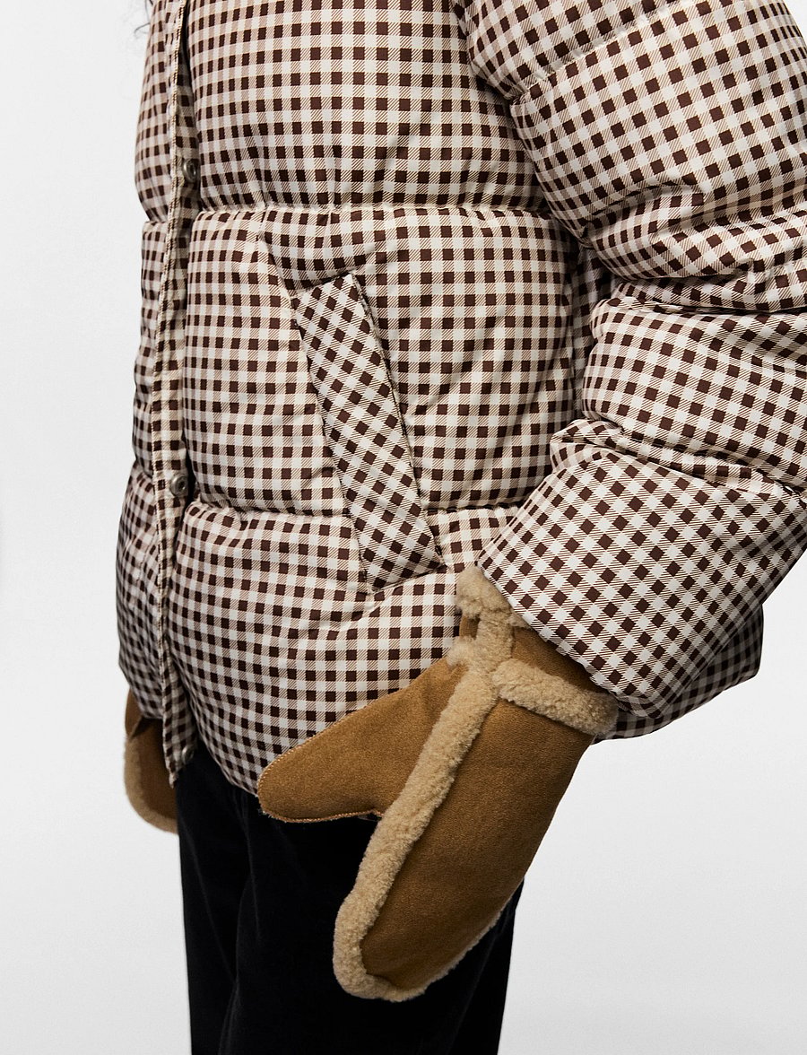 Pieces - PCARLO MITTENS - luffer - toffee - 4