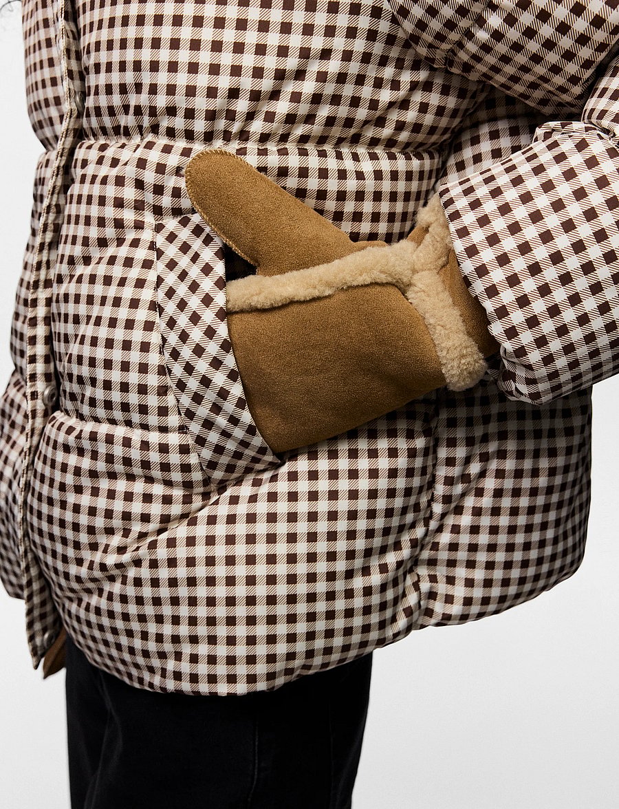Pieces - PCARLO MITTENS - luffer - toffee - 5
