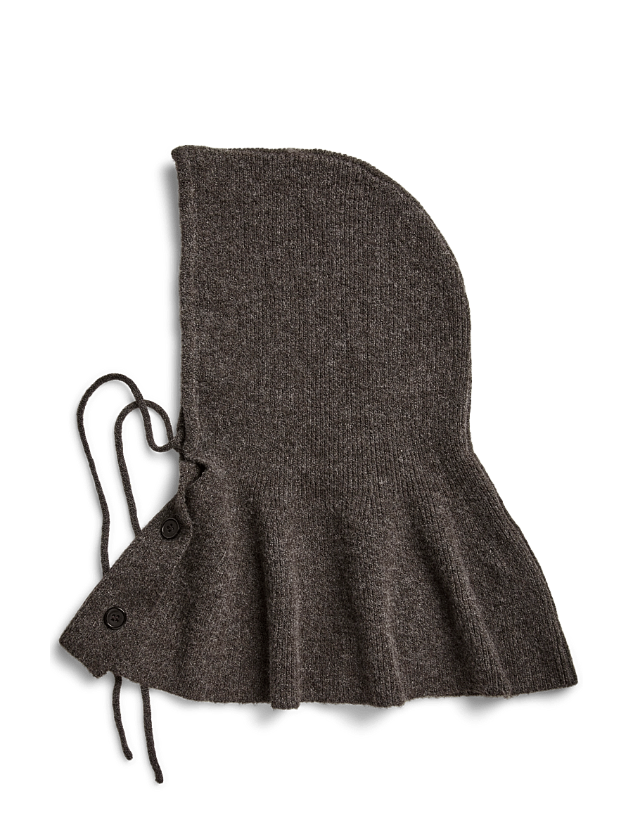 Pieces - PCALMA BUTTON BALACLAVA BC - coffee quartz - 0
