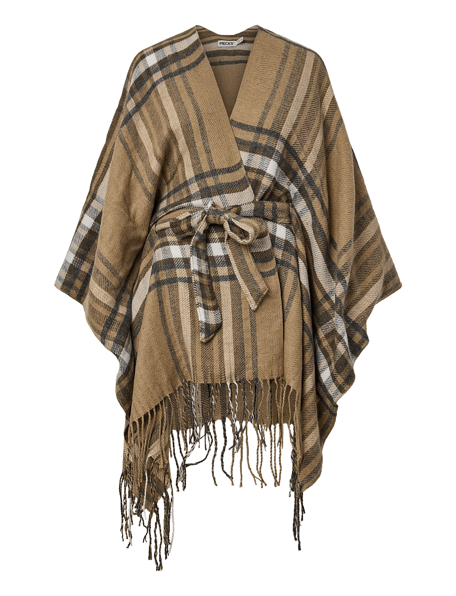 Pieces - PCAVIE BELT PONCHO BC - winterschals - greige - 0