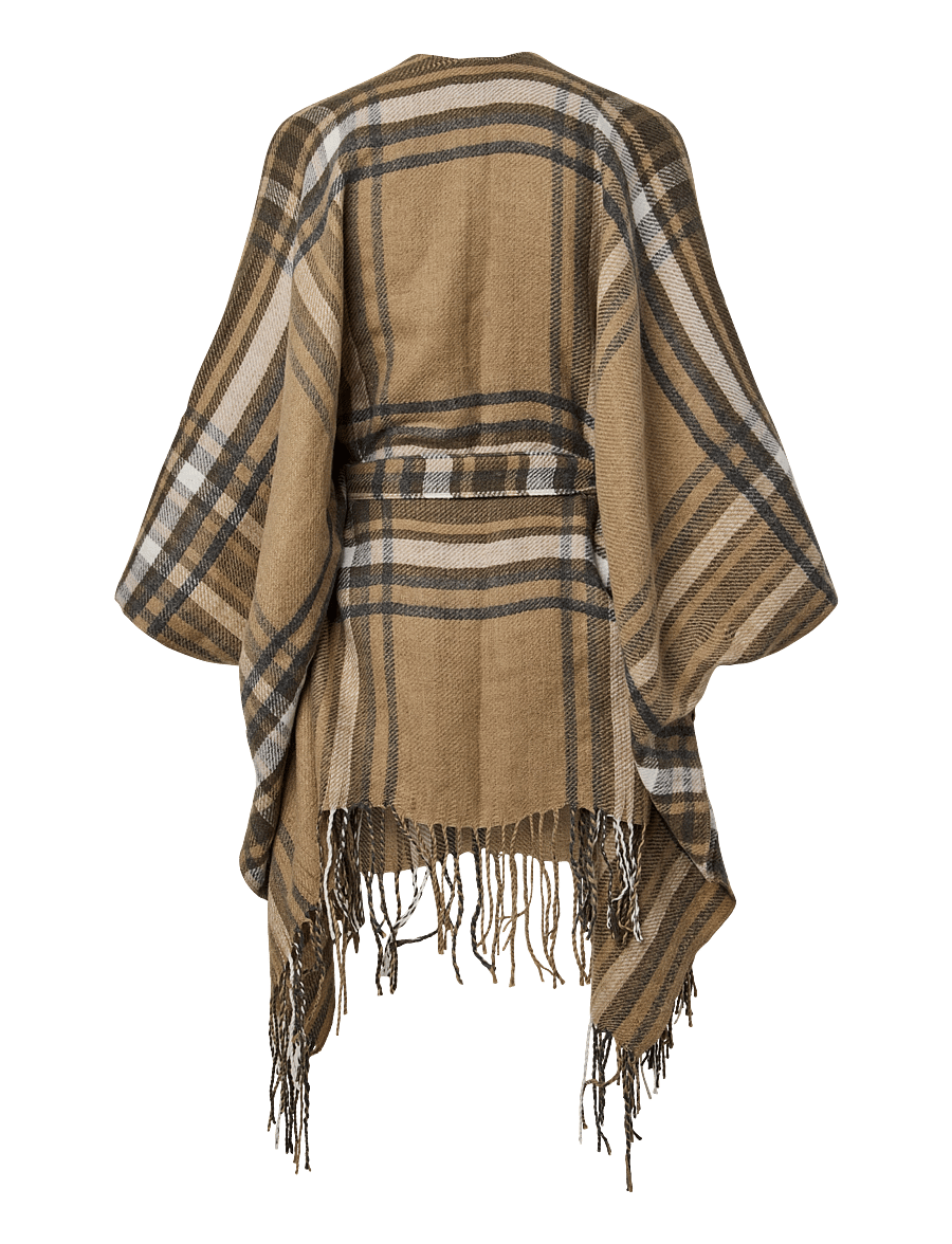 Pieces - PCAVIE BELT PONCHO BC - winterschals - greige - 1