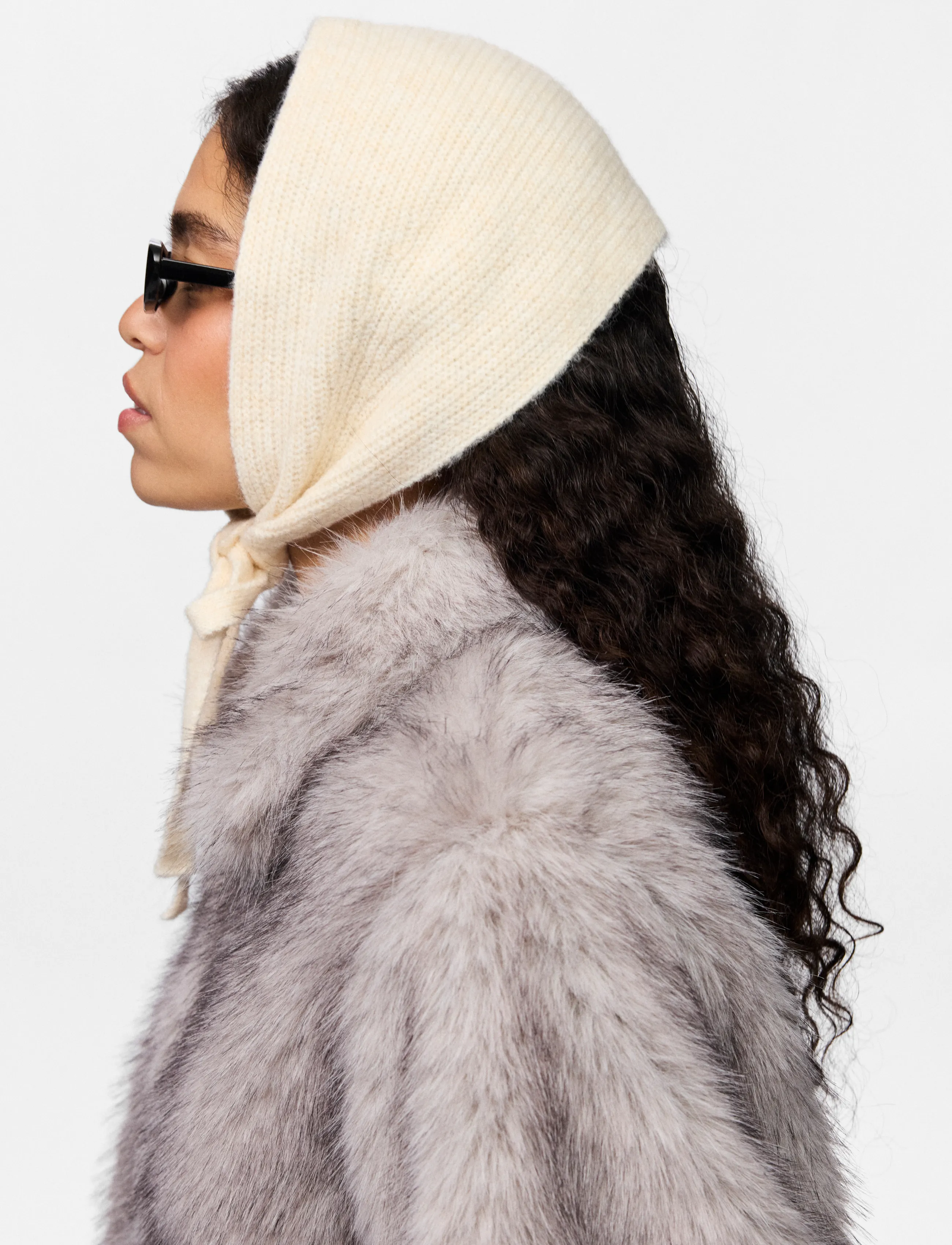 Pieces - PCANGIE BONNET BC - sturmhauben - whitecap gray - 5
