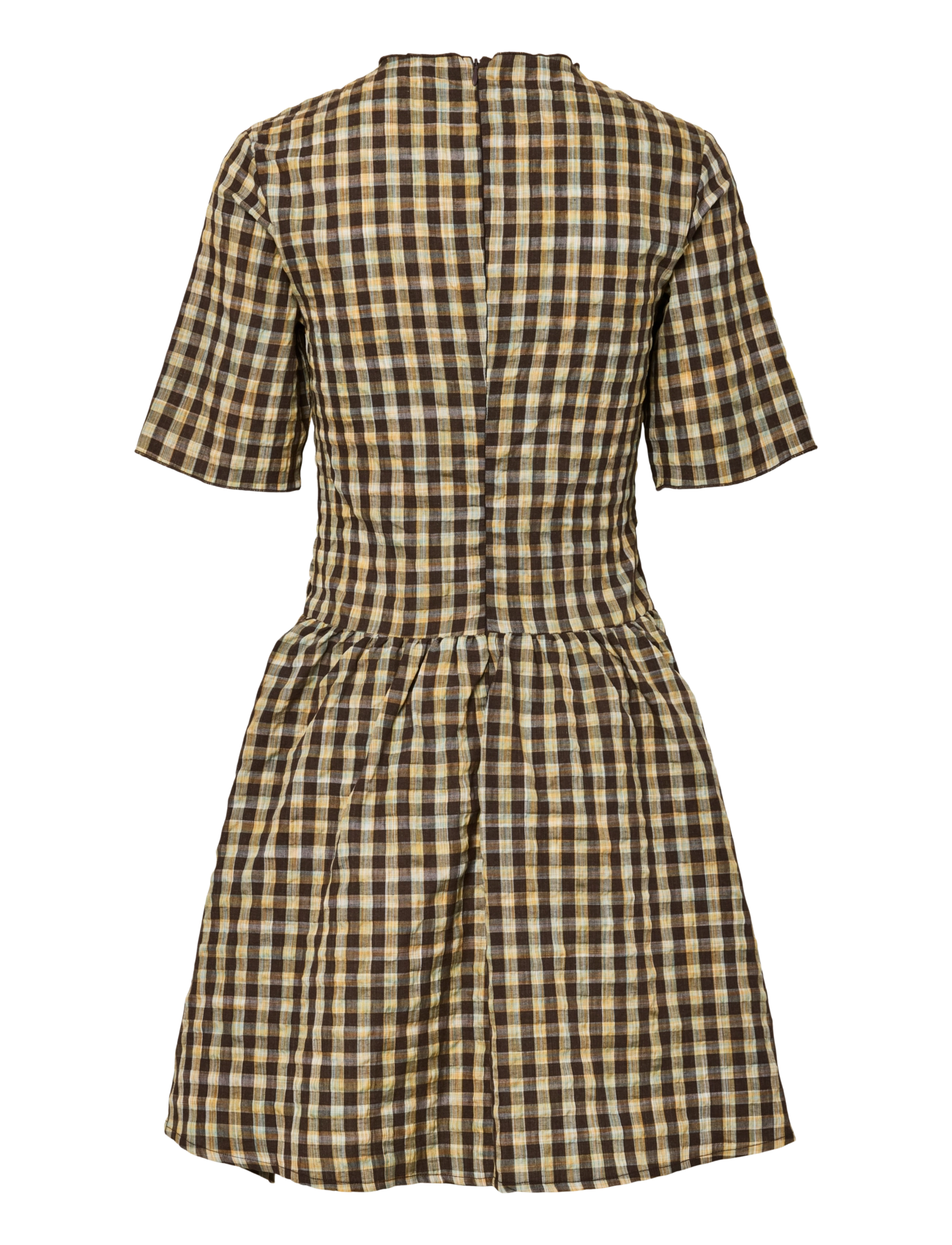 Pieces - PCADALAIDE 2/4 SHORT DRESS WVN - sommarklänningar - crocodile - 1