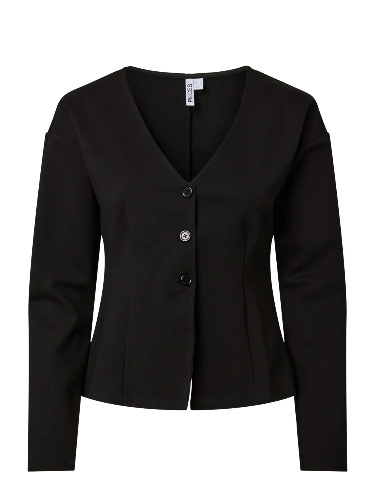 Pieces PCGUNHILD LS CARDIGAN JRS D2D - Igapäevane stiil - BLACK / black