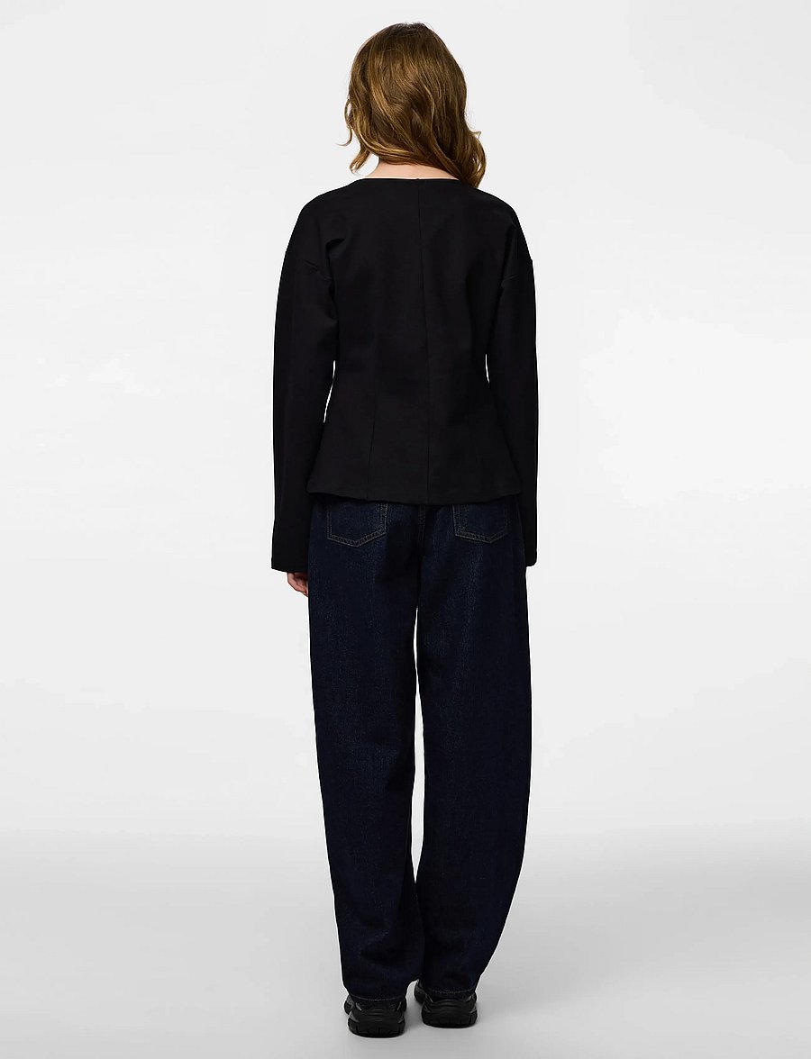Pieces - PCGUNHILD LS CARDIGAN JRS D2D - strickjacken - black - 3