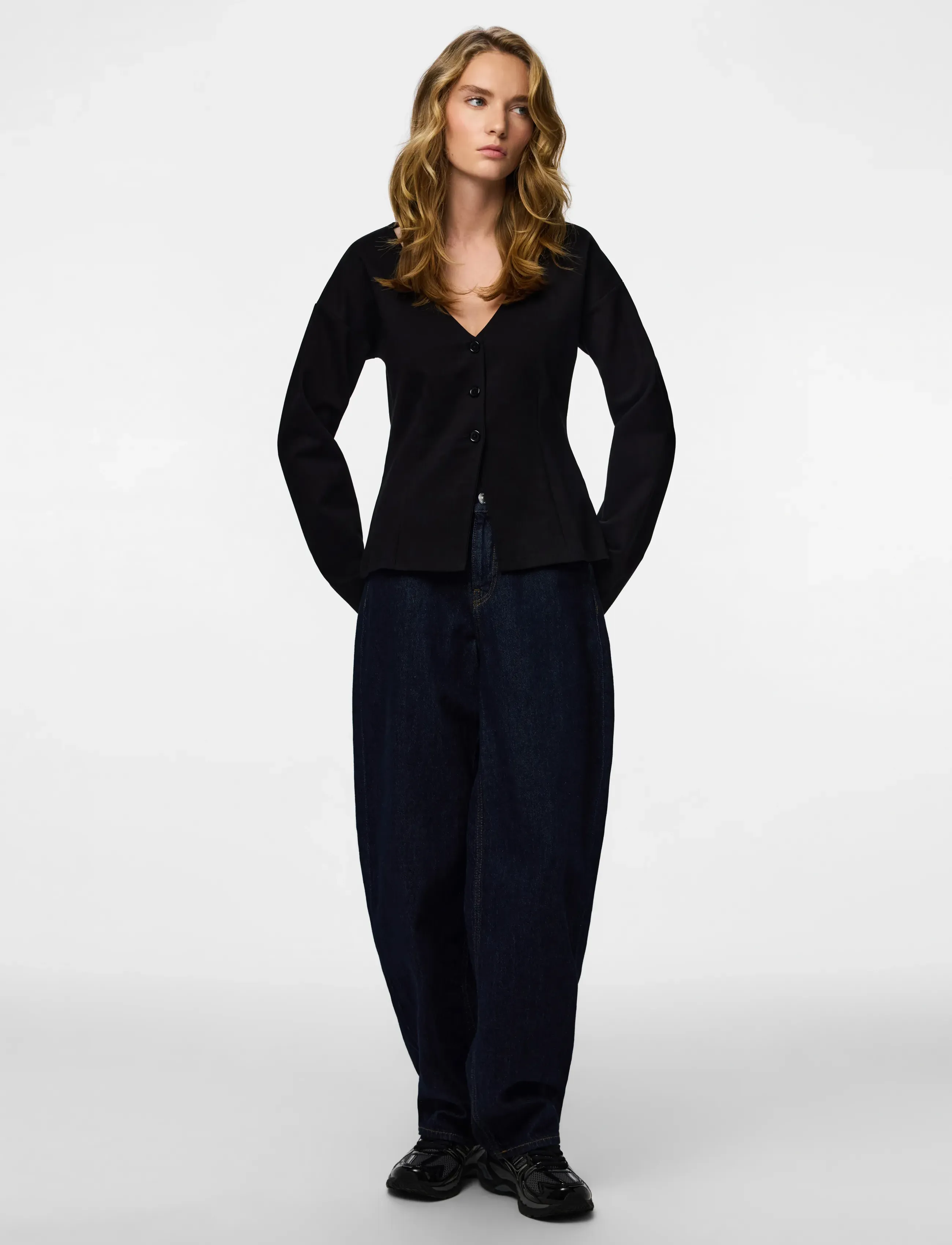 Pcgunhild Ls Cardigan Jrs D2D 4