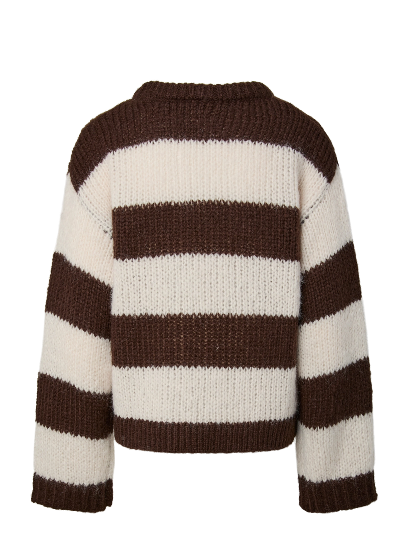 Pieces - PCDORTHEA LS CHUNKY KNIT NOOS BC - stickade tröjor - hot fudge - 2