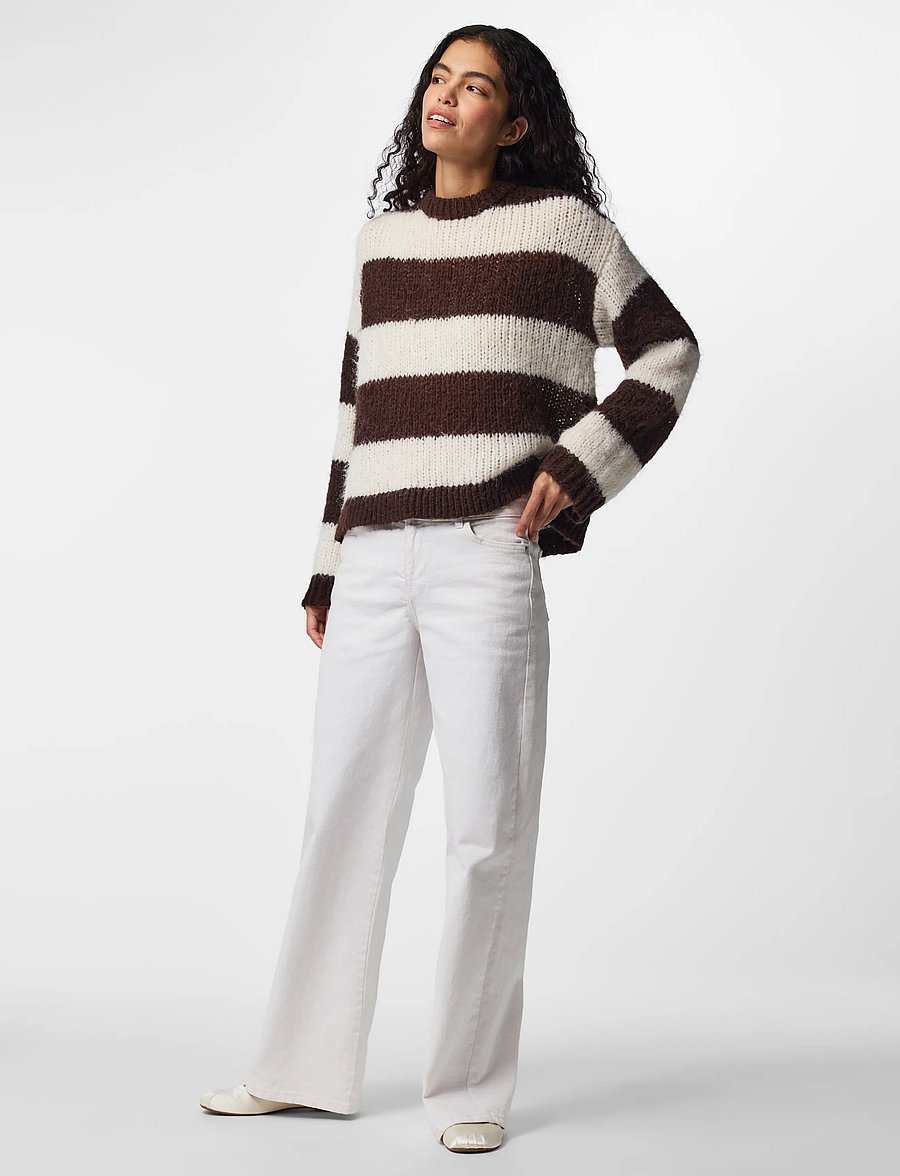 Pieces - PCDORTHEA LS CHUNKY KNIT NOOS BC - stickade tröjor - hot fudge - 4