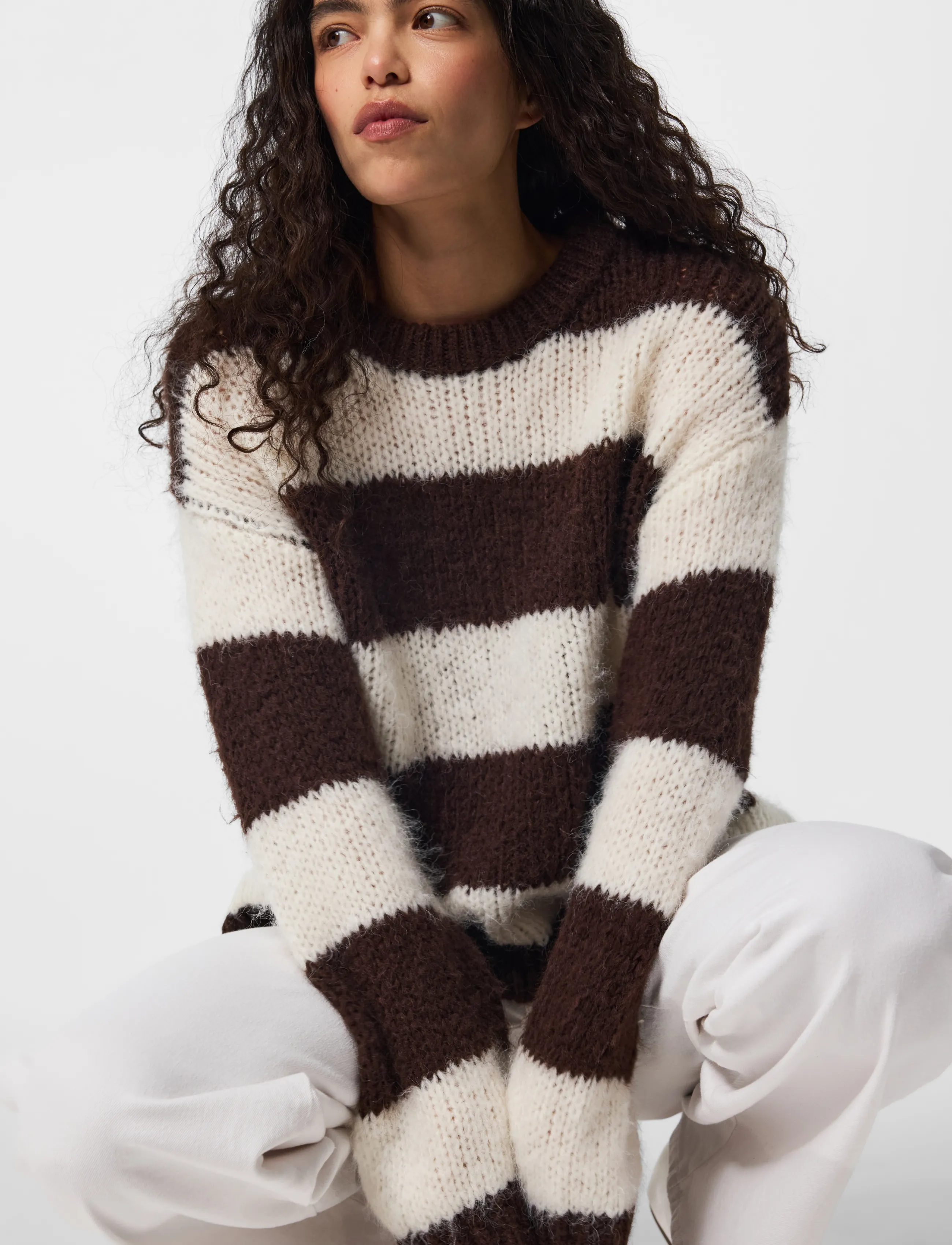 PIECES Pcdorthea Ls Chunky Knit Noos Bc stickade tröjor dam – bild 5
