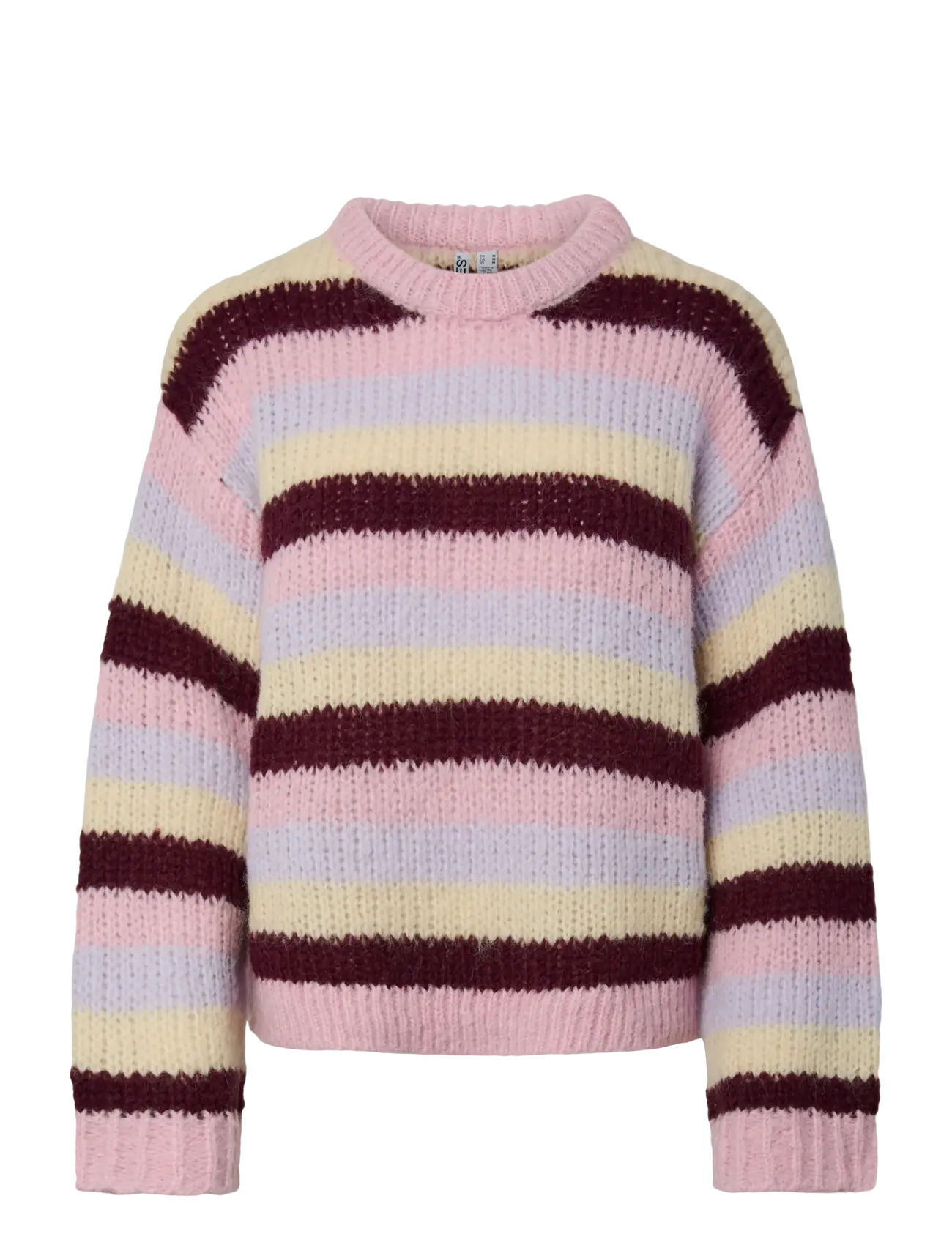 Pieces PCDORTHEA LS CHUNKY KNIT NOOS BC - Jumpers - ROSEATE SPOONBILL / pink/rose