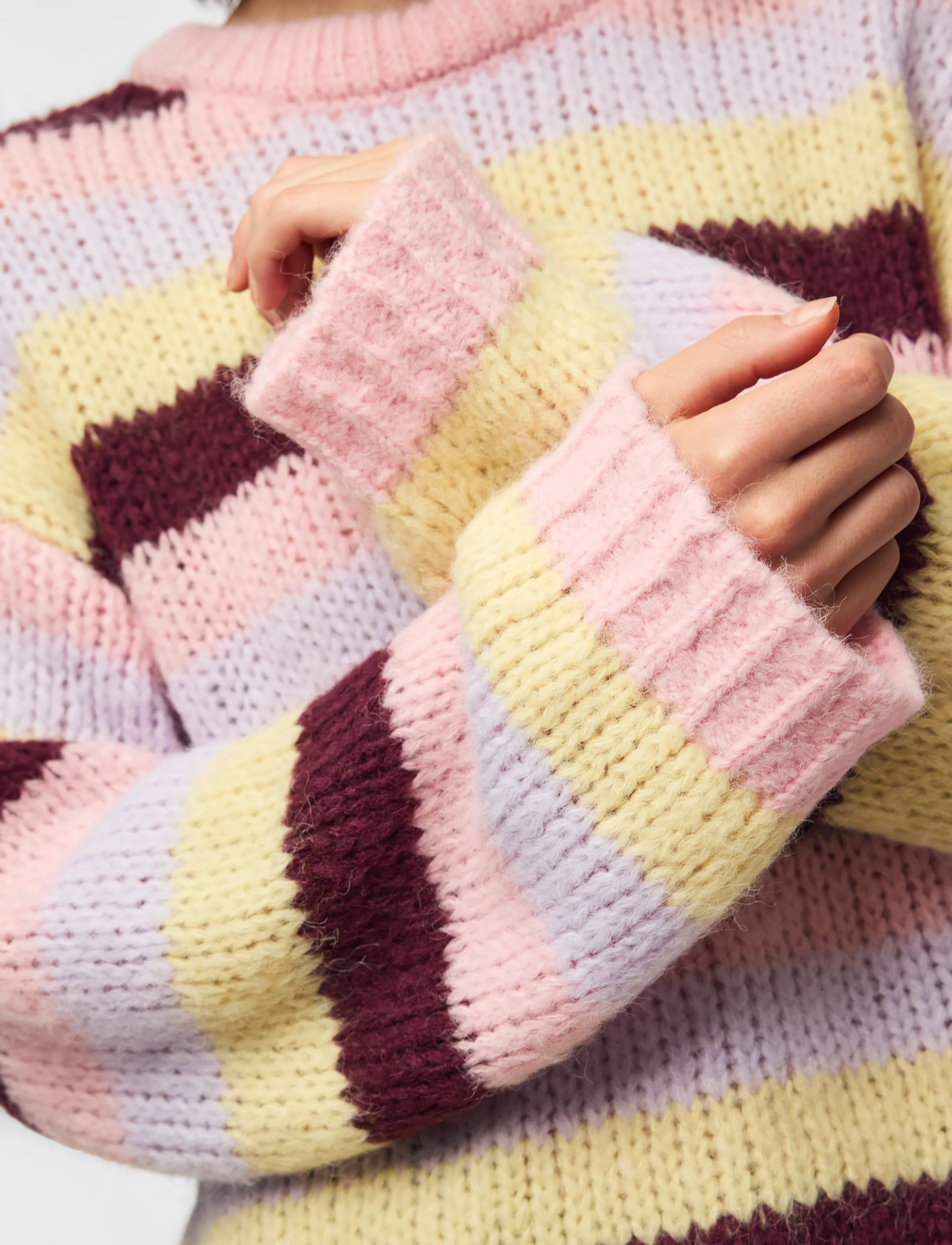 PIECES Pcdorthea Ls Chunky Knit Noos Bc stickade tröjor dam – bild 4