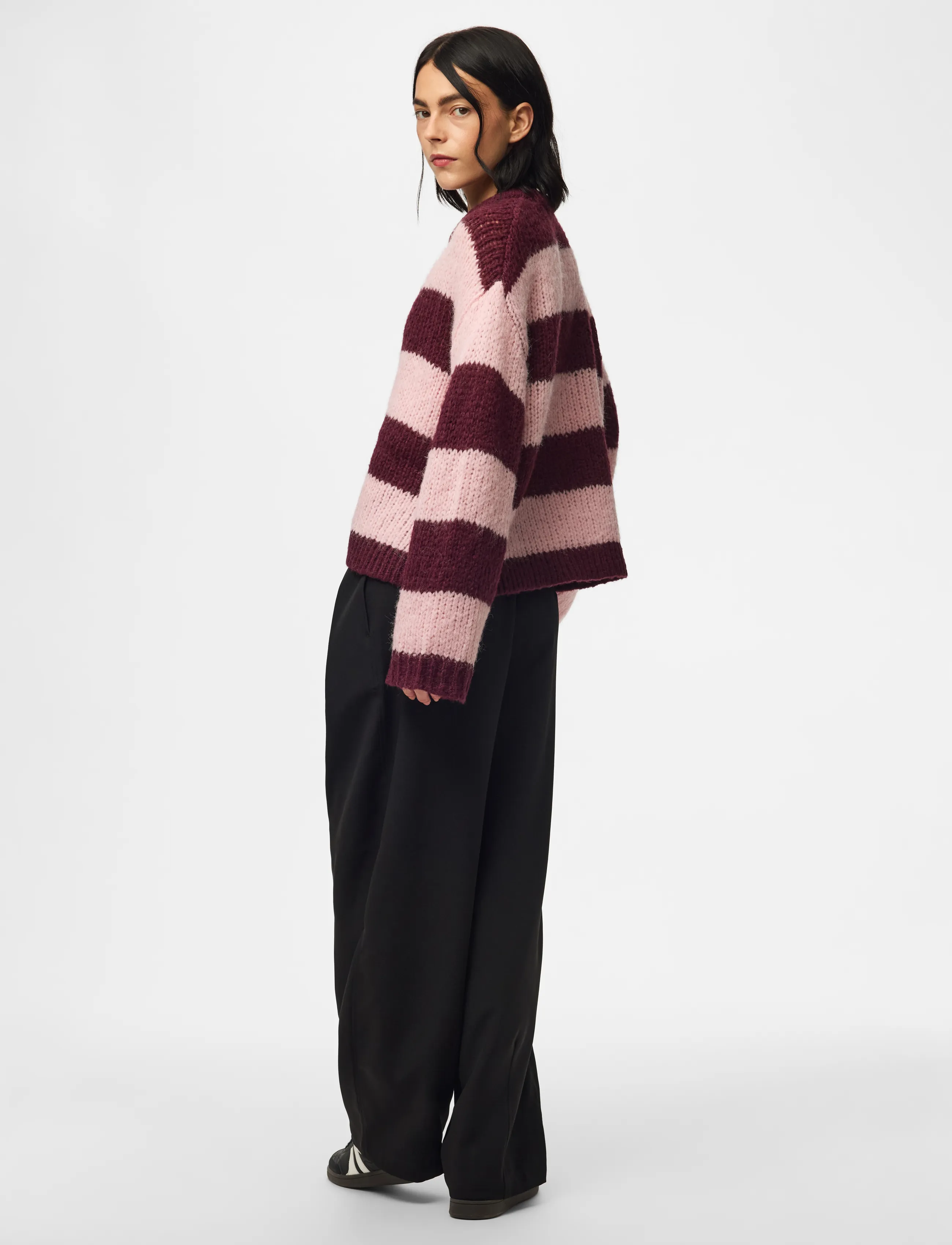Pieces - PCDORTHEA LS CHUNKY KNIT NOOS BC - lowest prices - winetasting - 3