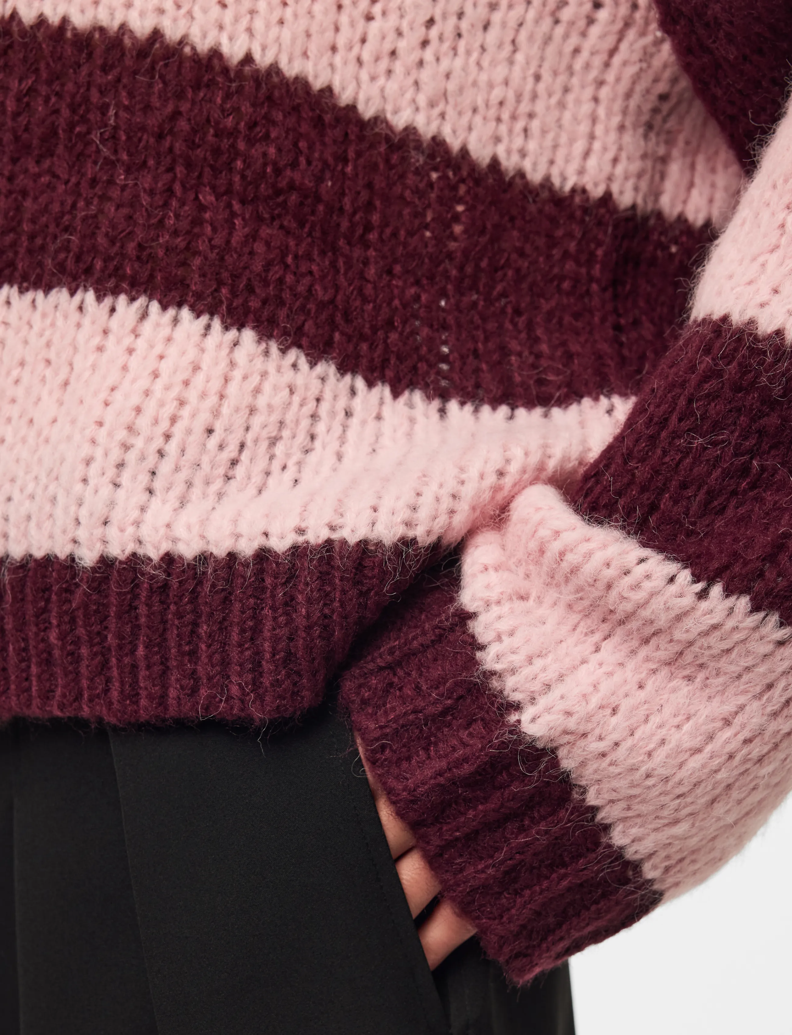 Pieces - PCDORTHEA LS CHUNKY KNIT NOOS BC - lowest prices - winetasting - 5