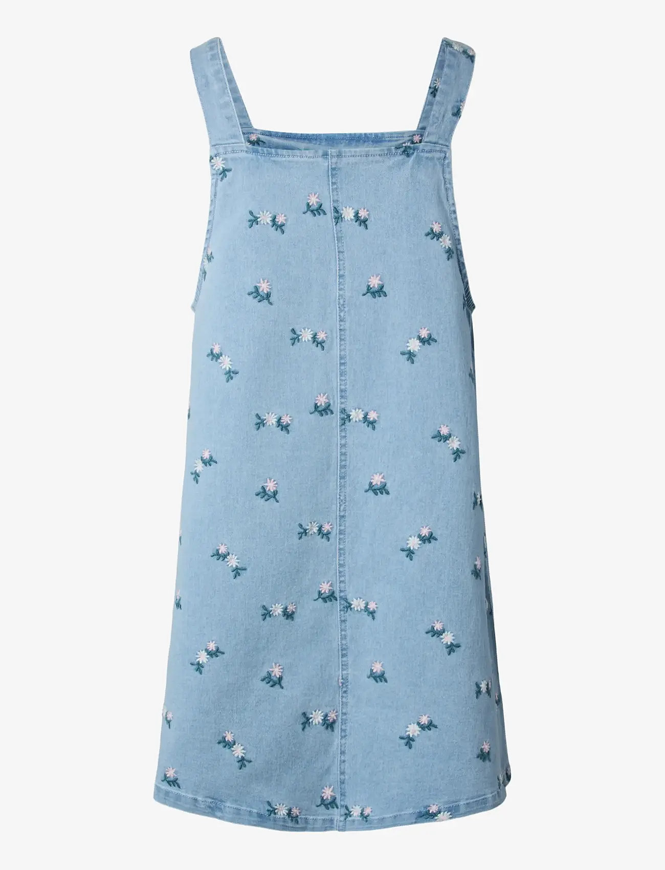 Pieces - PCFLORA SL DENIM EMB SPENCER DRESS - denimkjoler - light blue denim - 2