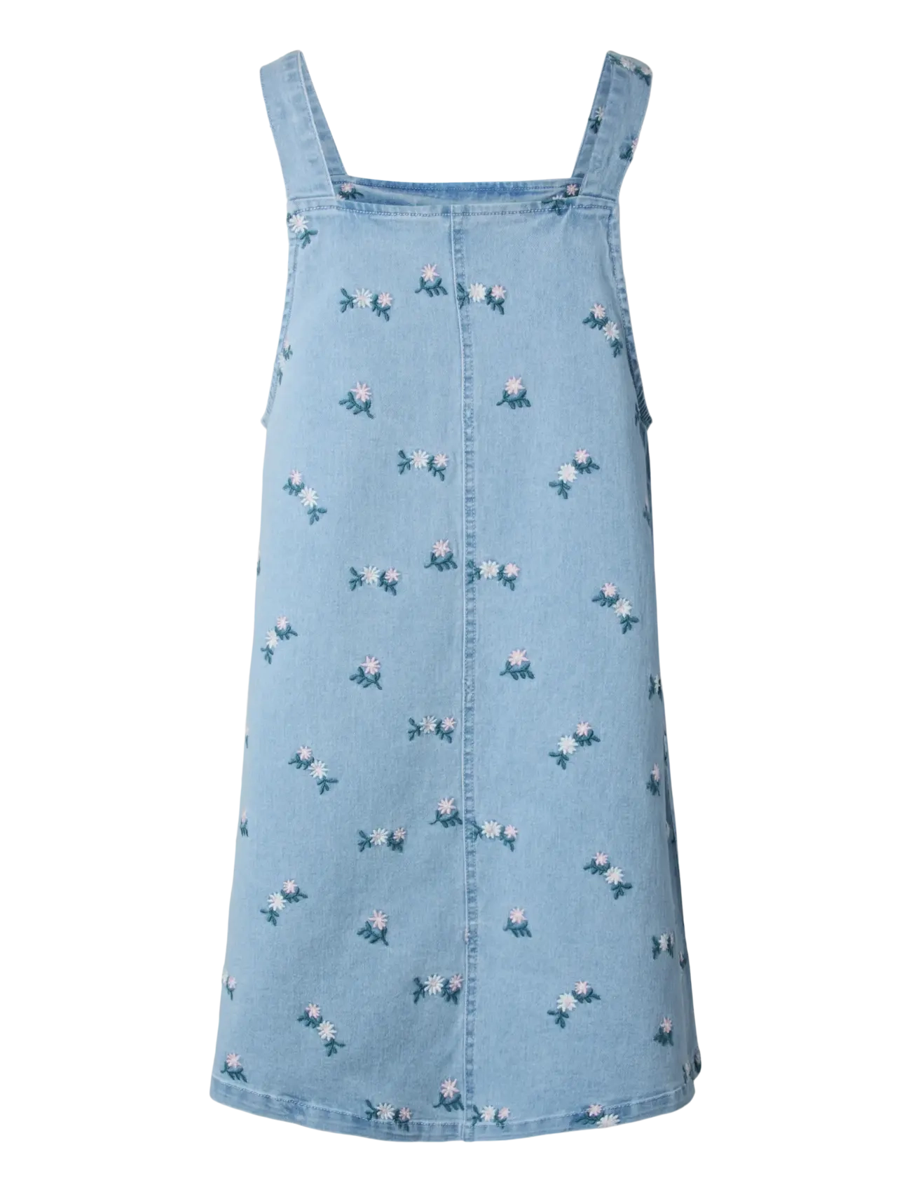 Pieces - PCFLORA SL DENIM EMB SPENCER DRESS - teksakleidid - light blue denim - 2