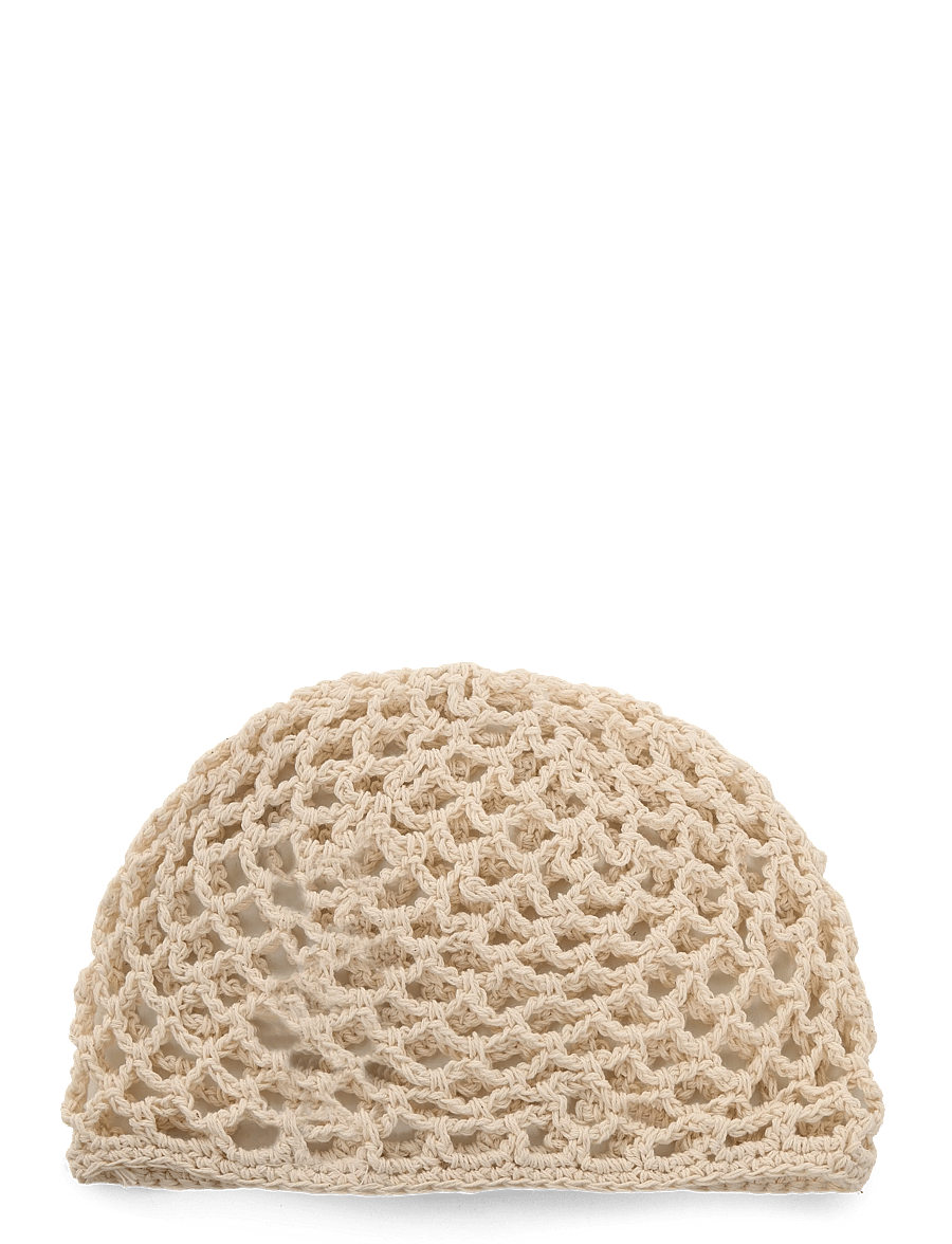 Pieces - PCANNIE J CROCHET BEANIE - mutsen - cloud dancer - 0