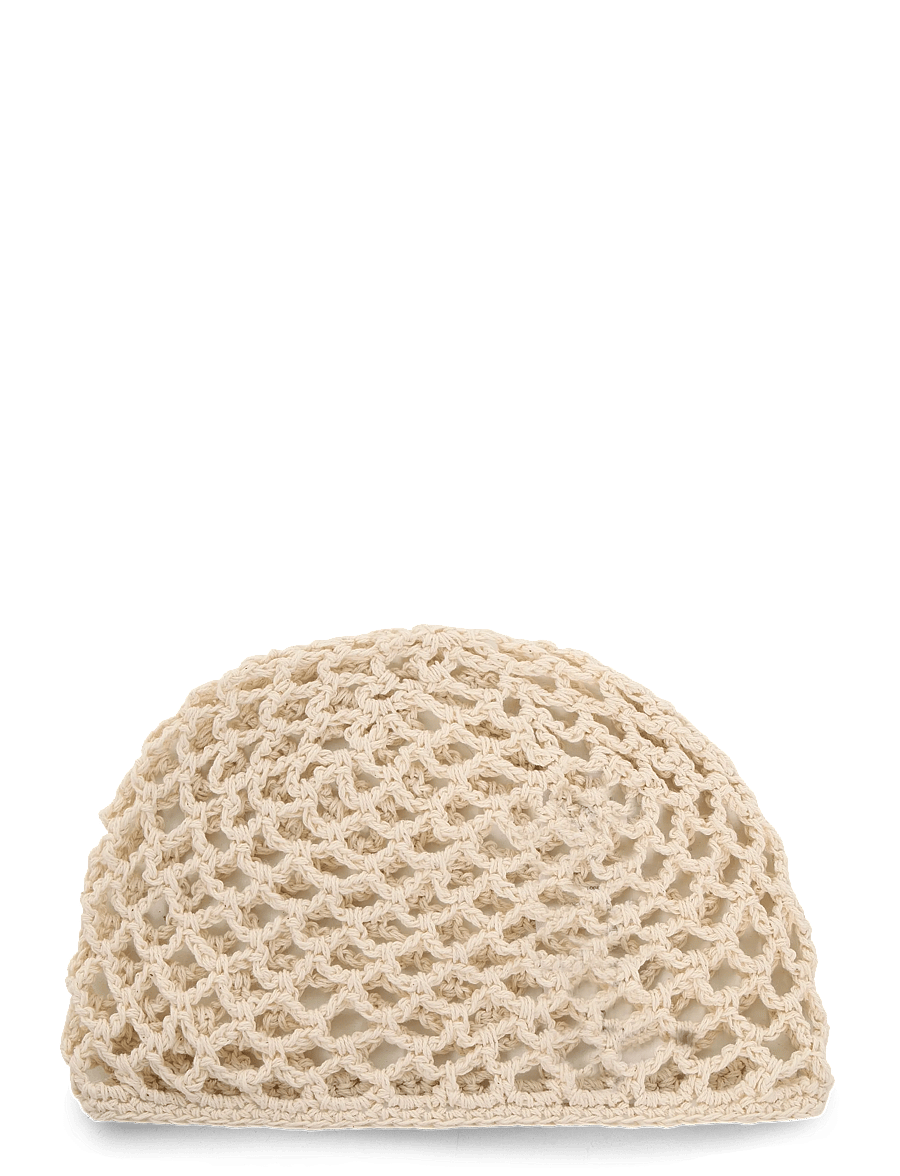 Pieces - PCANNIE J CROCHET BEANIE - mutsen - cloud dancer - 1