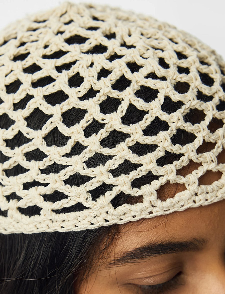 Pieces - PCANNIE J CROCHET BEANIE - beanies - cloud dancer - 4