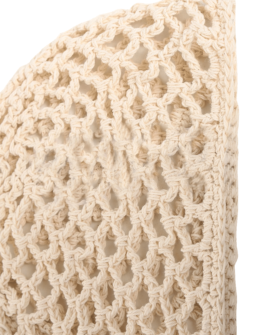 Pieces - PCANNIE J CROCHET BEANIE - mutsen - cloud dancer - 2