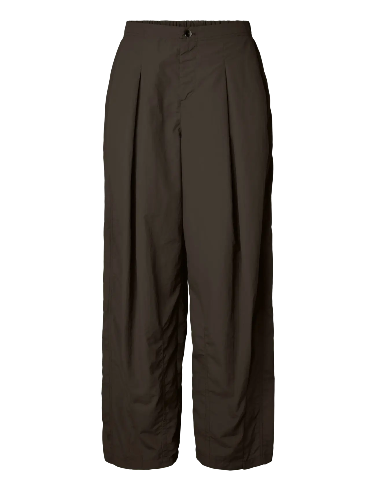 Pieces PCJABINA MW BARREL PANTS WVN D2D - Riided - DELICIOSO / brown