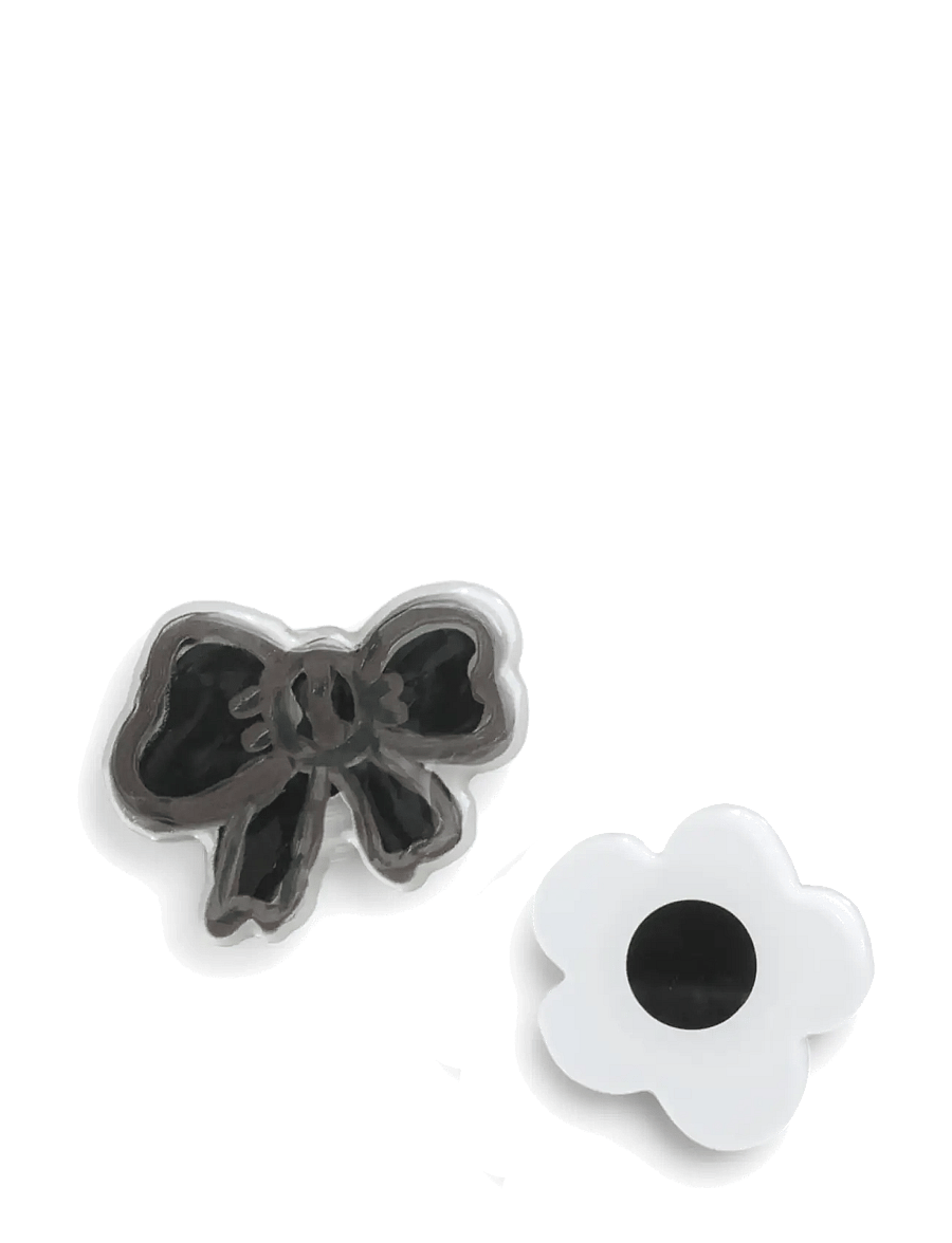 Pieces - PCANN A PHONE SOCKET HOLDER 2-PACK - mobilholdere & phone charms - black - 0