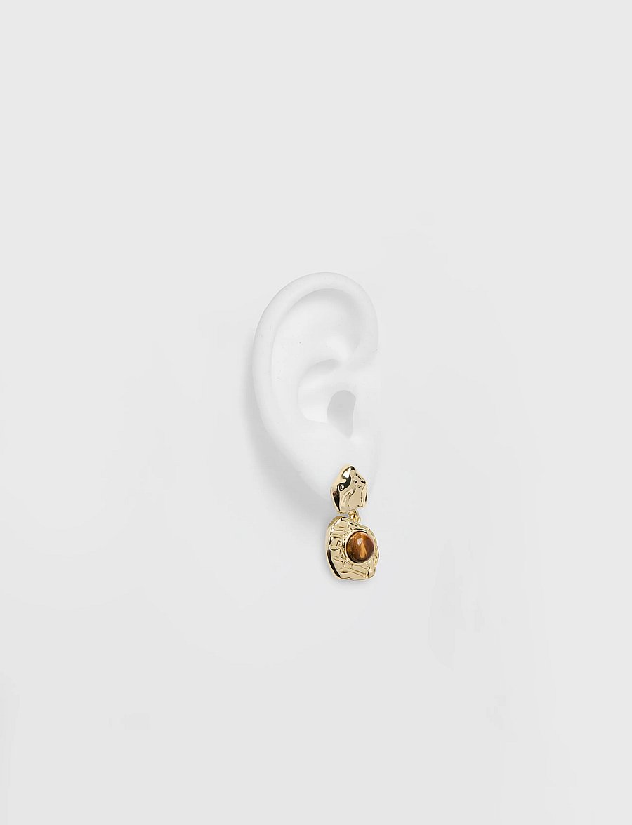 Pieces - PCANASTACIA A EARRINGS BUNDLE - Øreringe med vedhæng - gold colour - 0