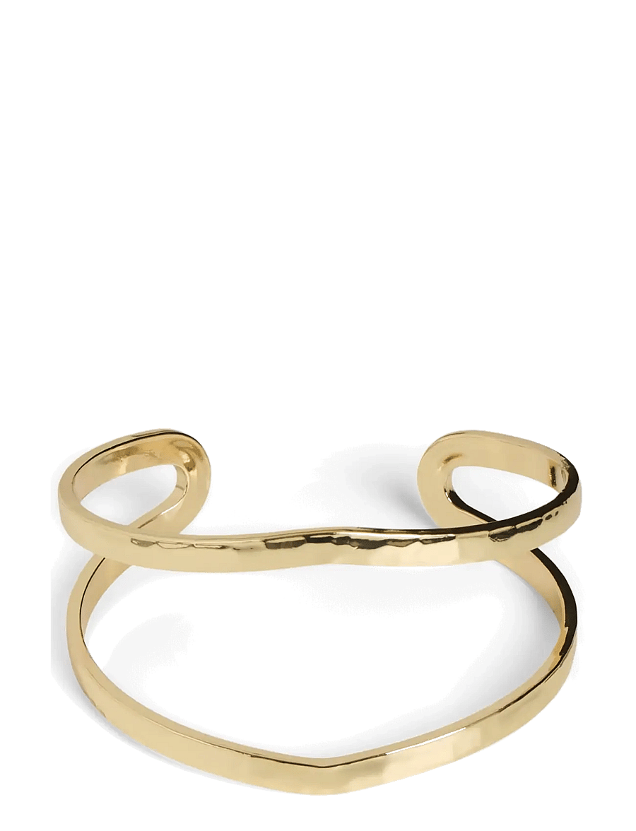 Pieces - PCAKKA S BRACELET CUFF - armreifen - gold colour - 0