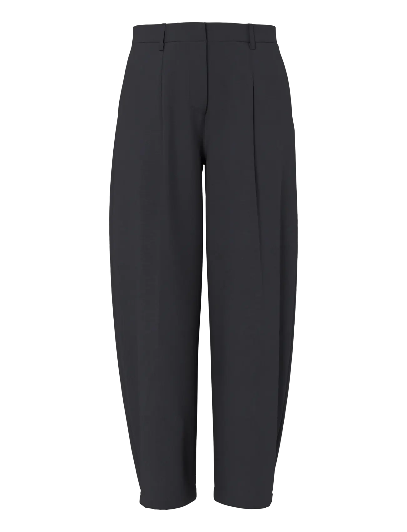 Pieces PCBOSELLA MW BARREL PANTS NOOS BC - Bukser - BLACK / black