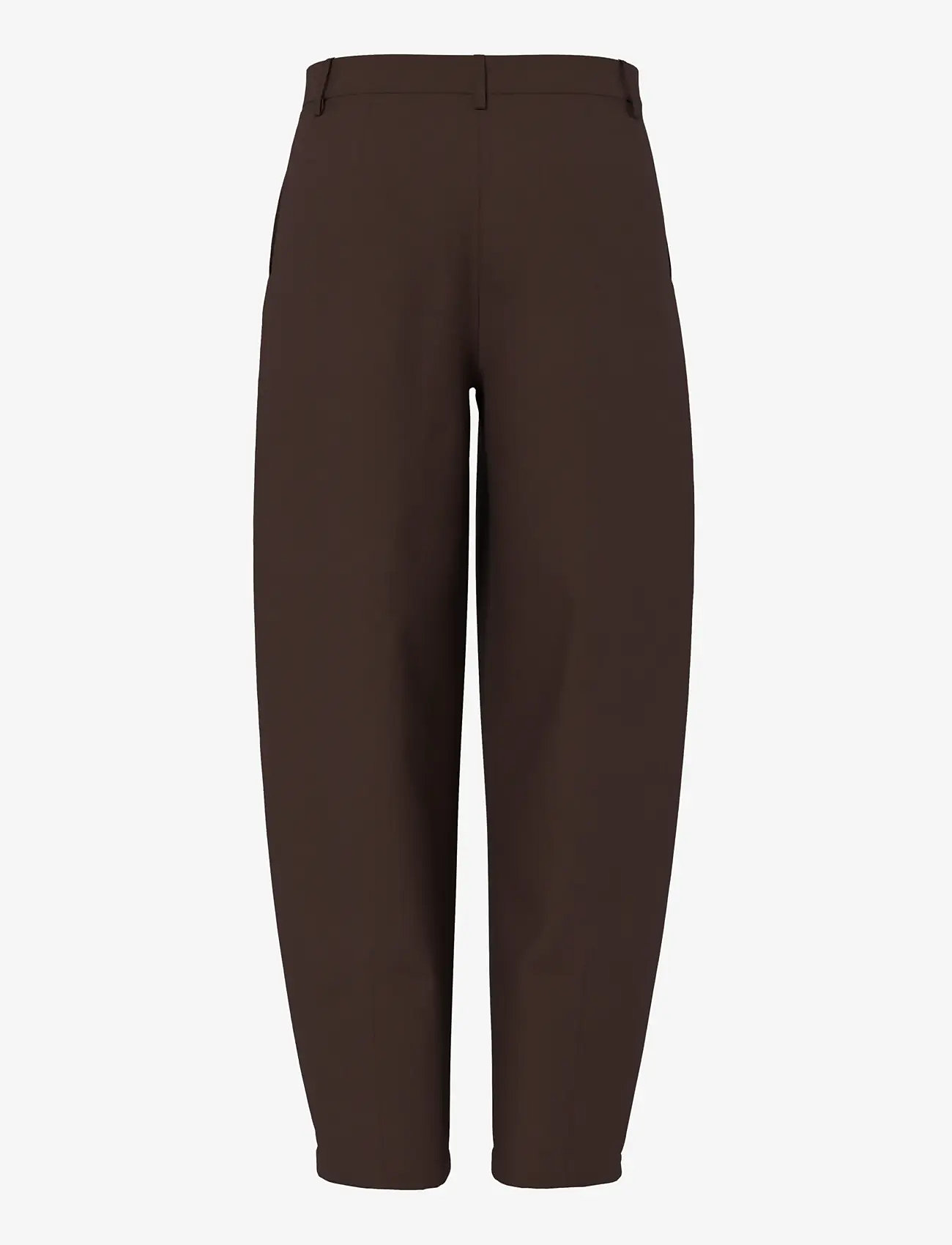 Pieces - PCBOSELLA MW BARREL PANTS NOOS BC - barrel-bukser - hot fudge - 2