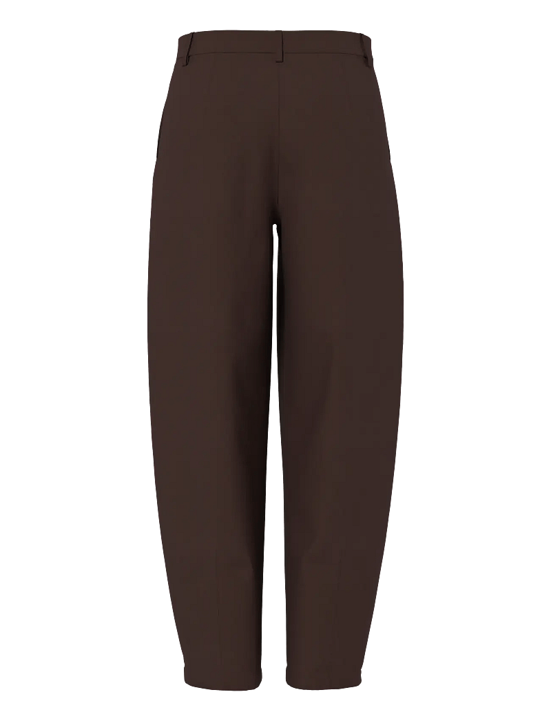 Pieces - PCBOSELLA MW BARREL PANTS NOOS BC - barrel-bukser - hot fudge - 2