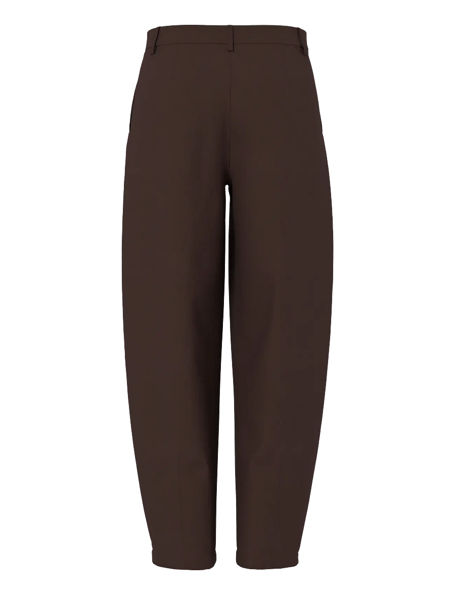 Pieces - PCBOSELLA MW BARREL PANTS NOOS BC - barrel püksid - hot fudge - 2