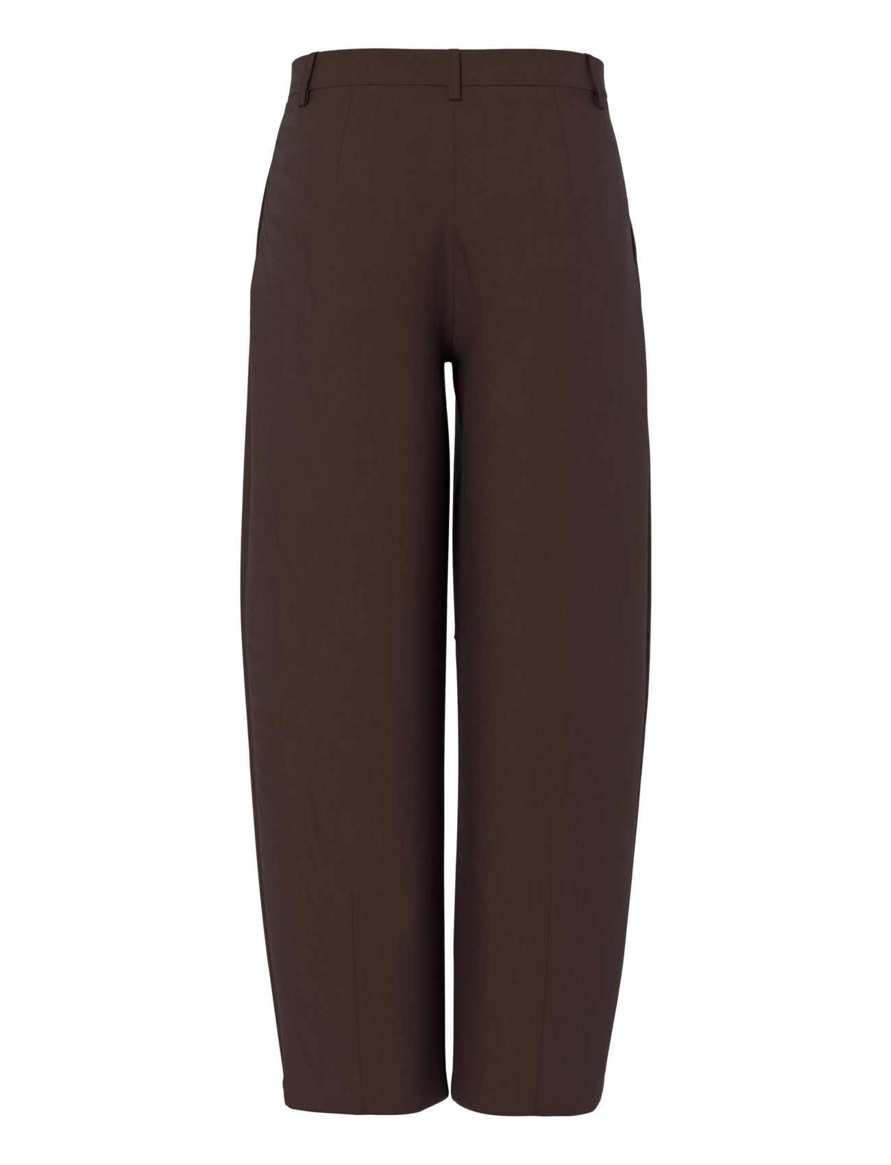 Pieces - PCBOSELLA MW BARREL PANTS NOOS BC - hosen mit geradem bein - hot fudge - 2
