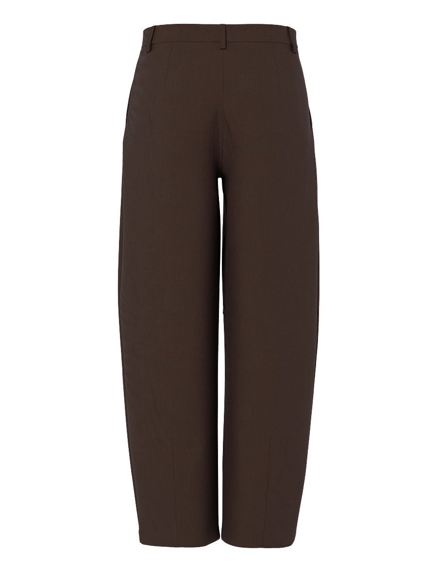 Pieces - PCBOSELLA MW BARREL PANTS NOOS BC - hosen mit geradem bein - hot fudge - 2