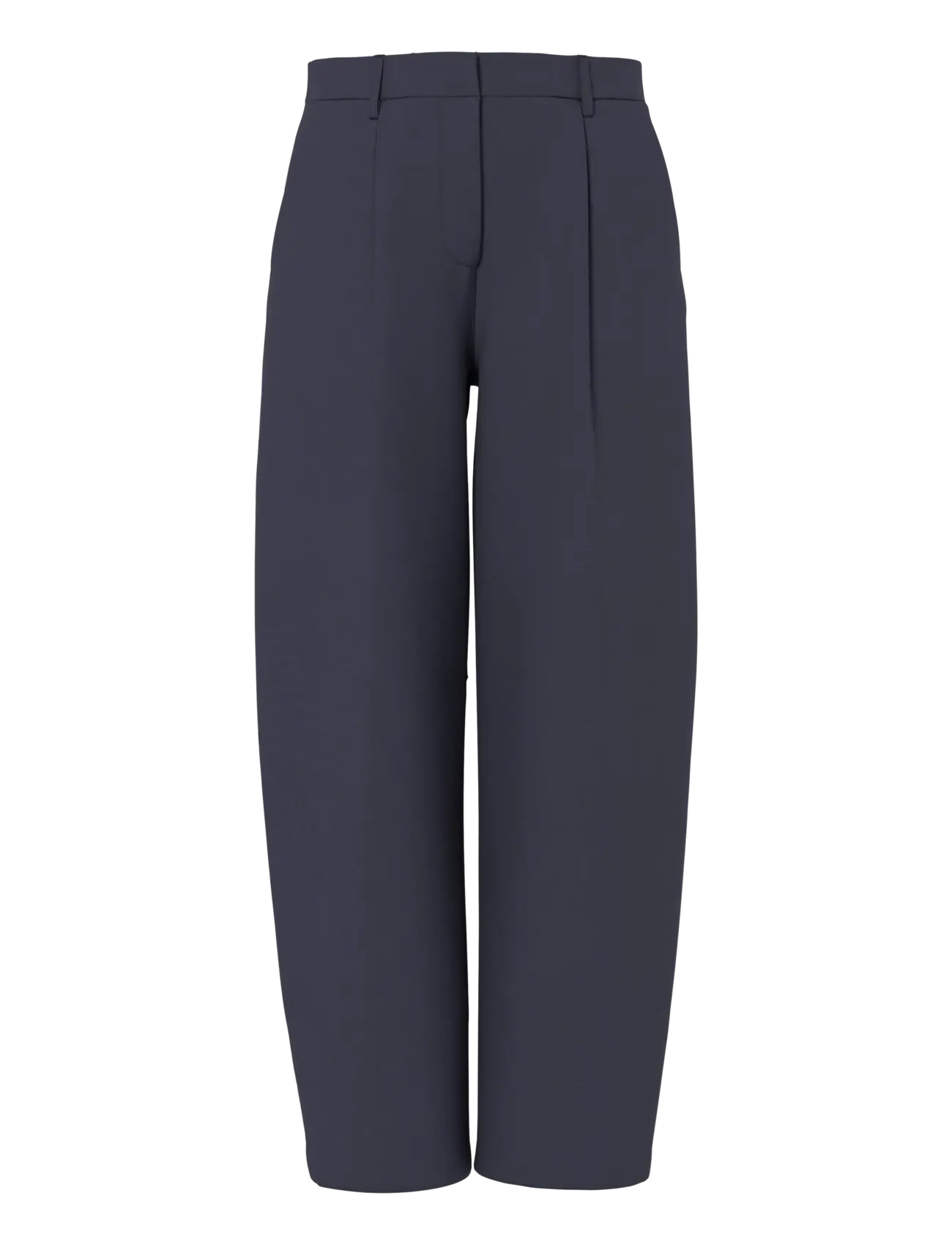 Pieces - PCBOSELLA MW BARREL PANTS NOOS BC - hosen mit geradem bein - night sky - 1