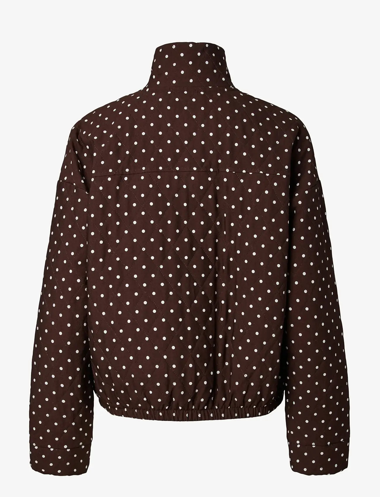 Pieces - PCFAMILLA QUILTED BOMBER JACKET - forårsjakker - chicory coffee - 2