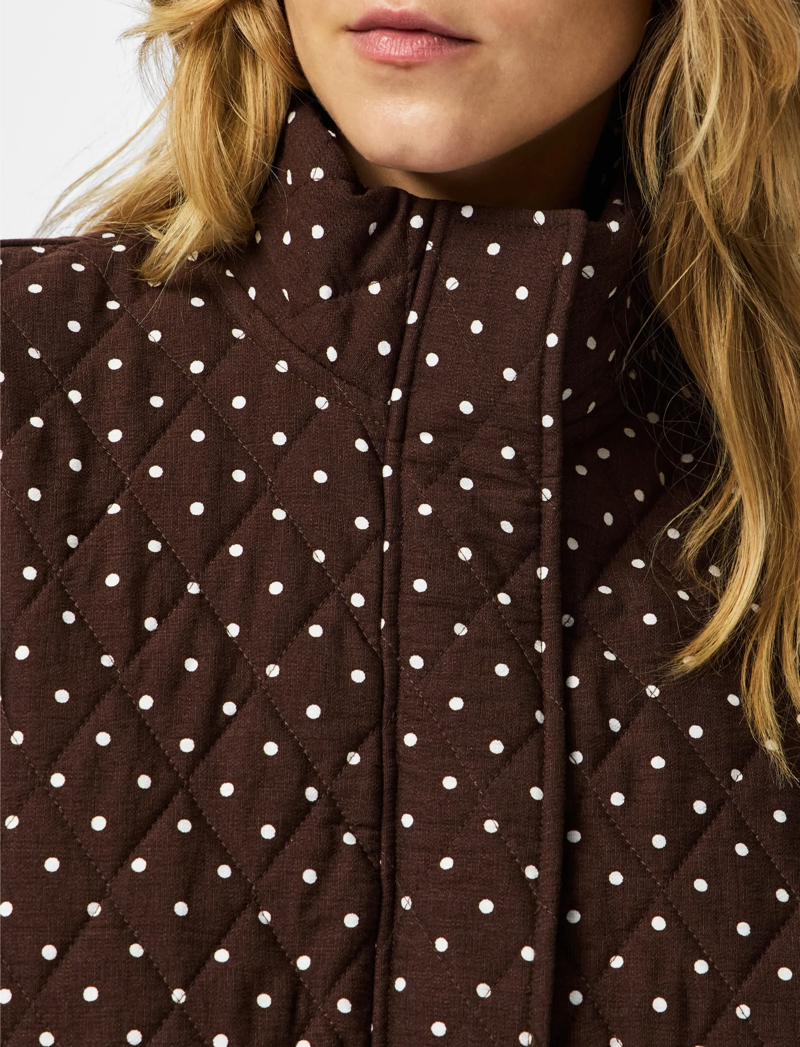 Pieces - PCFAMILLA QUILTED BOMBER JACKET - yttertøy - chicory coffee - 5