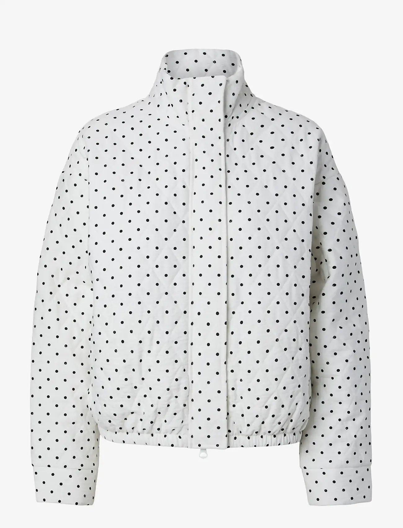 Pieces - PCFAMILLA QUILTED BOMBER JACKET - frühlingsjacken - cloud dancer - 1