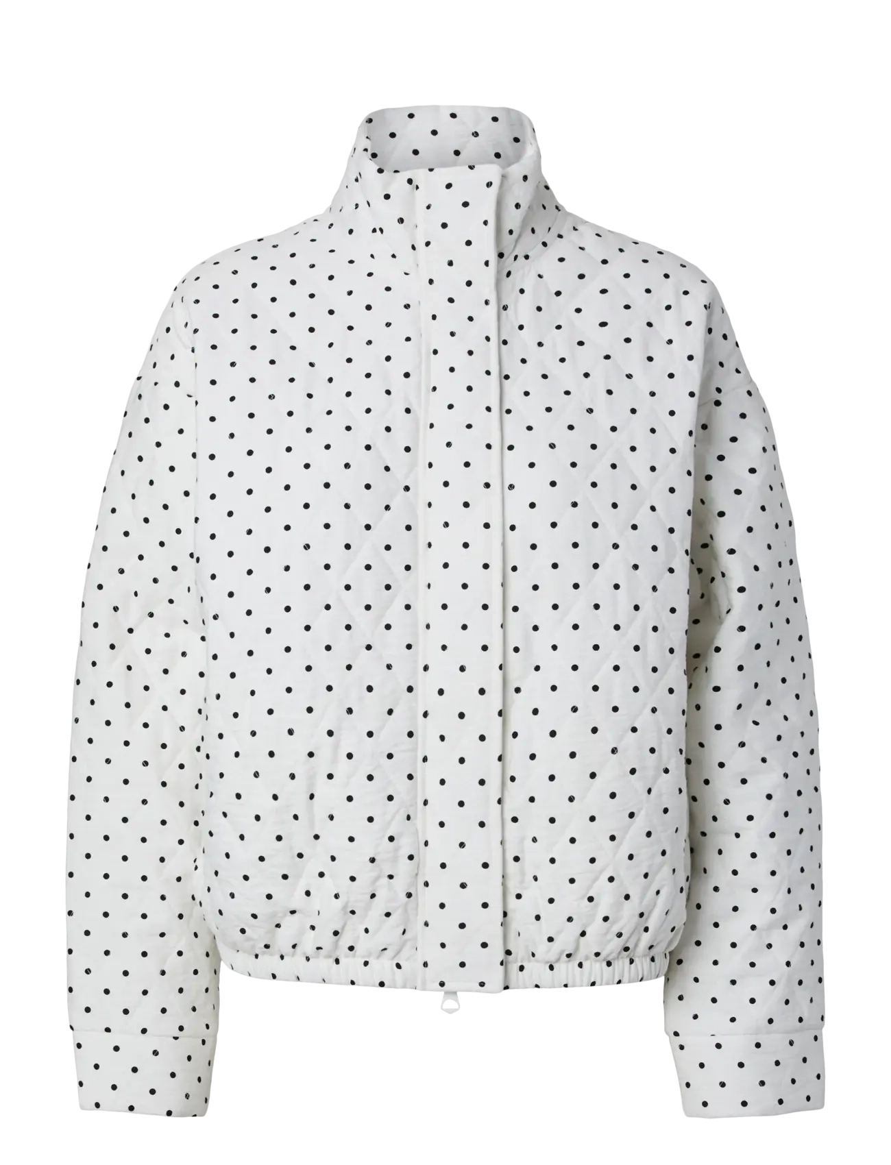 Pieces PCFAMILLA QUILTED BOMBER JACKET - Pieces - CLOUD DANCER / white