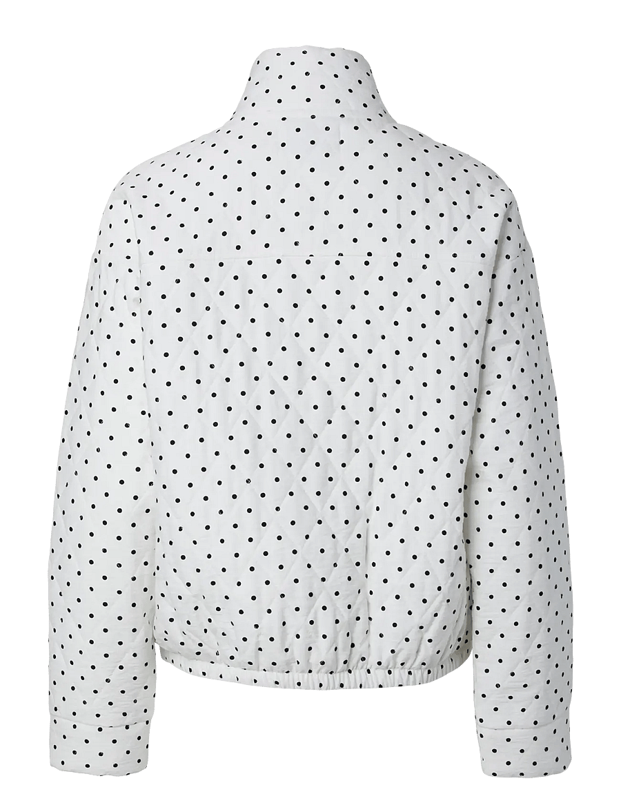 Pieces - PCFAMILLA QUILTED BOMBER JACKET - bomberjacken - cloud dancer - 2