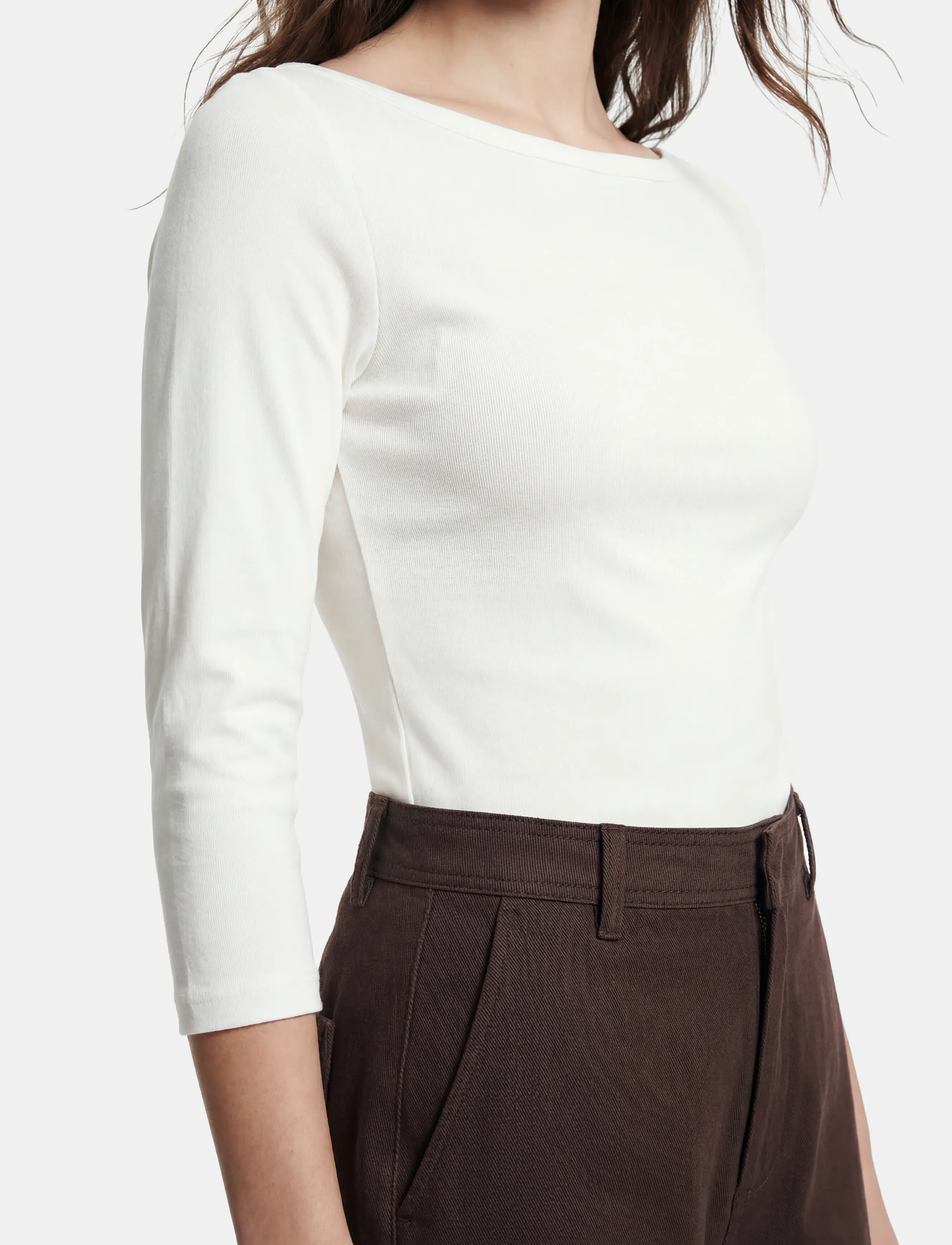 PIECES Pcphoebe 3/4 Boatneck Top Jrs Noos Bc långärmade t-shirt dam – bild 6