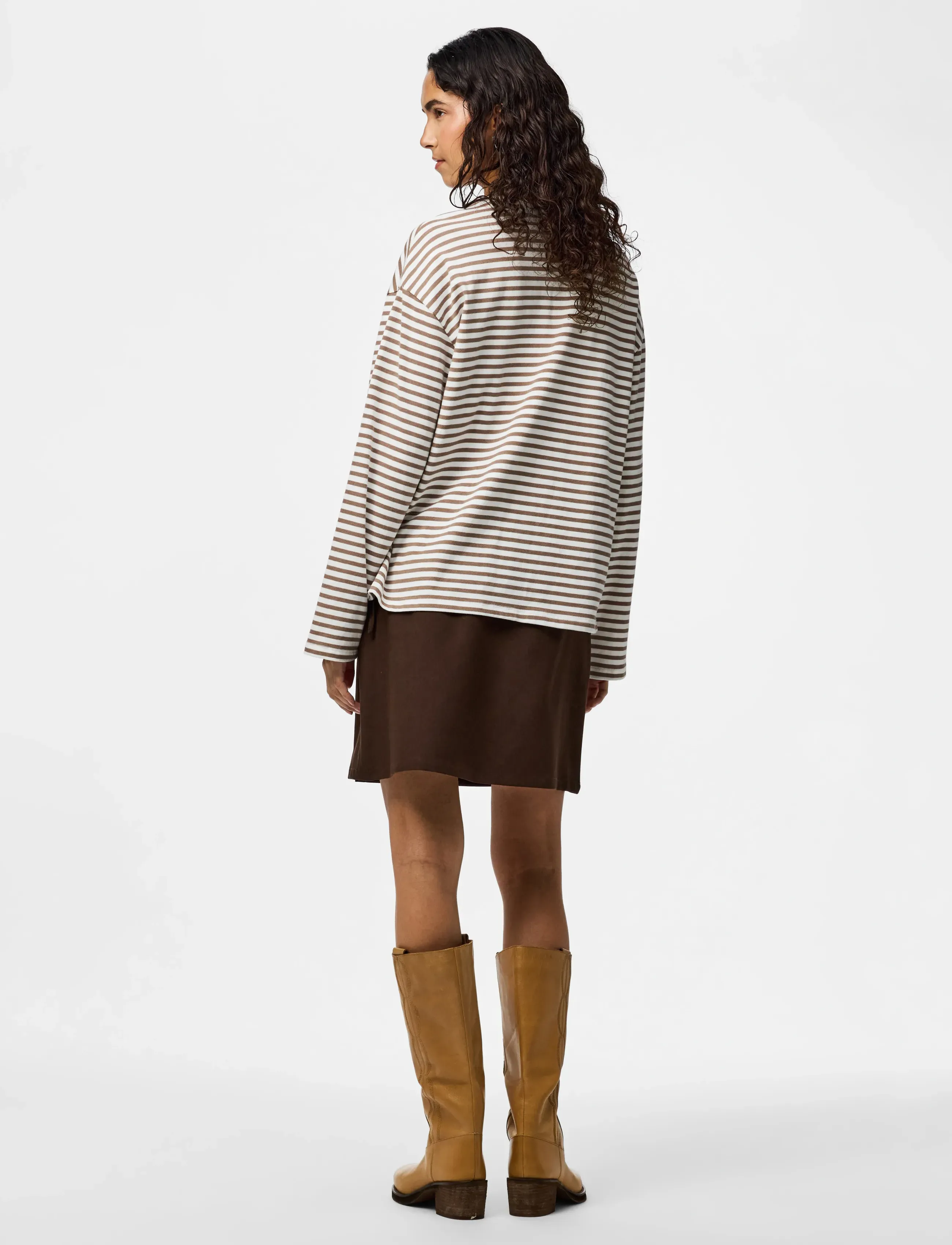 Pieces - PCBOSELLA MW WRAP SKIRT NOOS BC - wrap skirts - hot fudge - 3