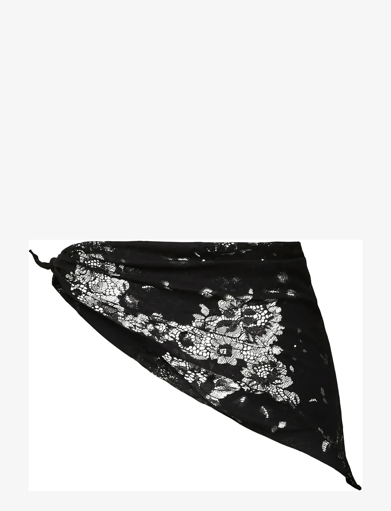 Pieces - PCARIA LACE SARONG PP - tynde tørklæder - black - 1