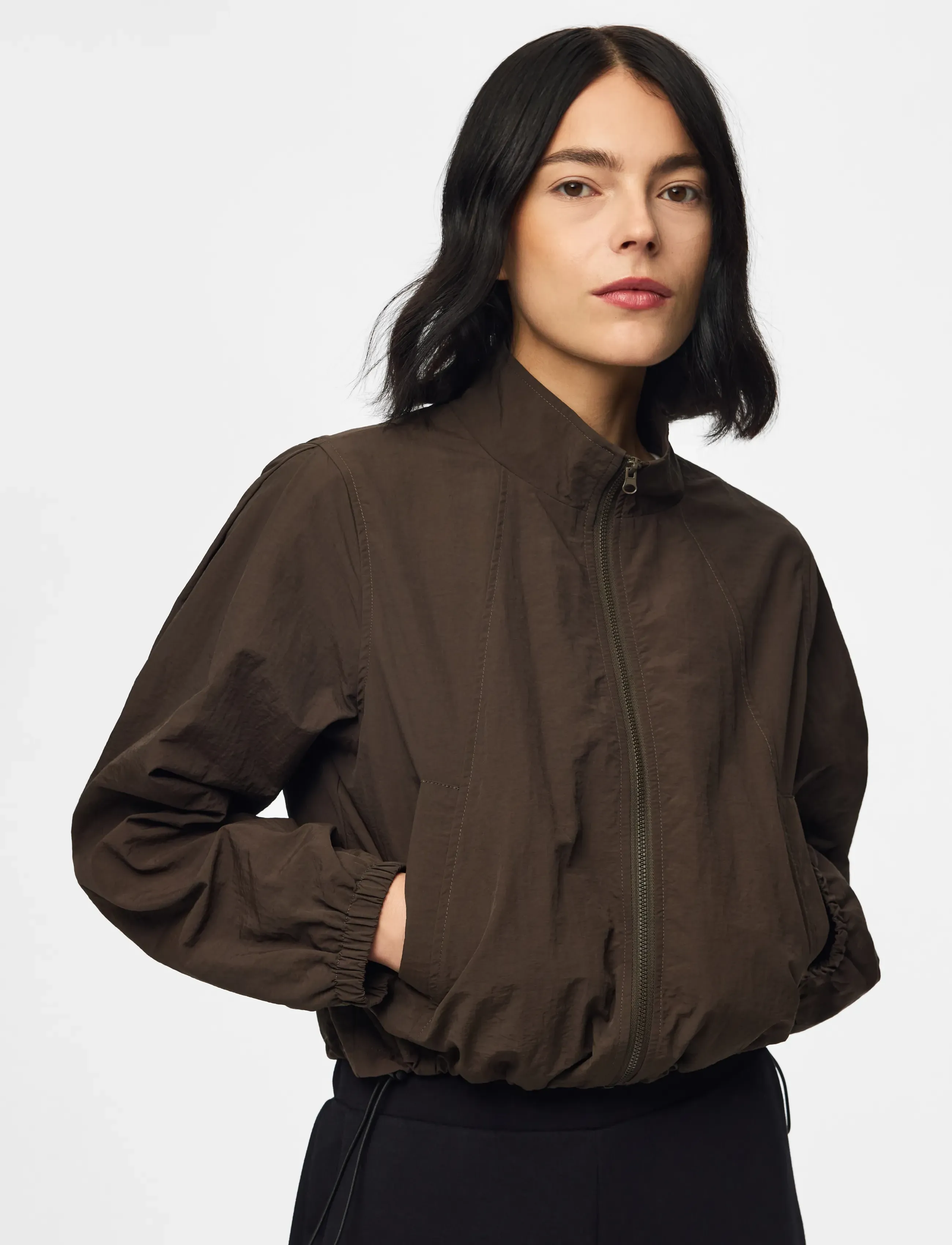 Pieces PCJABINA STRING JACKET D2D - Kollektionen - DELICIOSO / brown