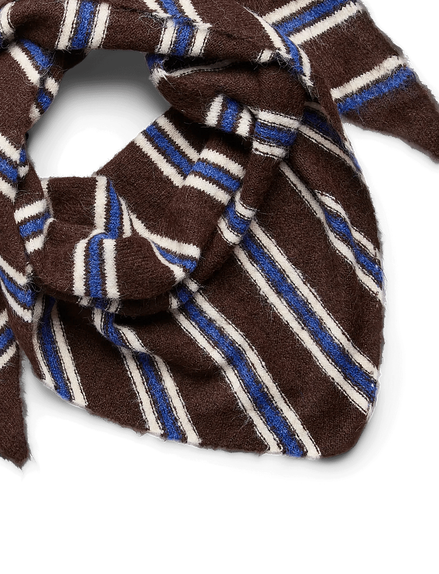 Pieces - PCERIN TRIANGLE SCARF - winterschals - ganache - 1