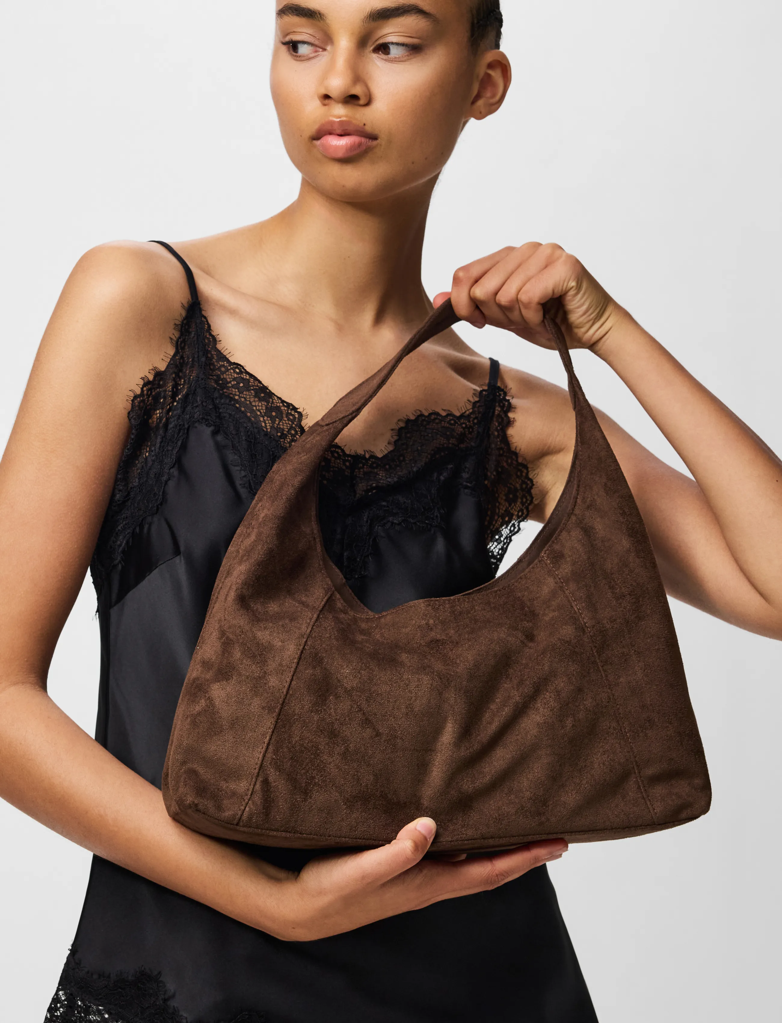 Pieces - PCJOYE FESTIVAL HOBO BAG - chicory coffee - 3