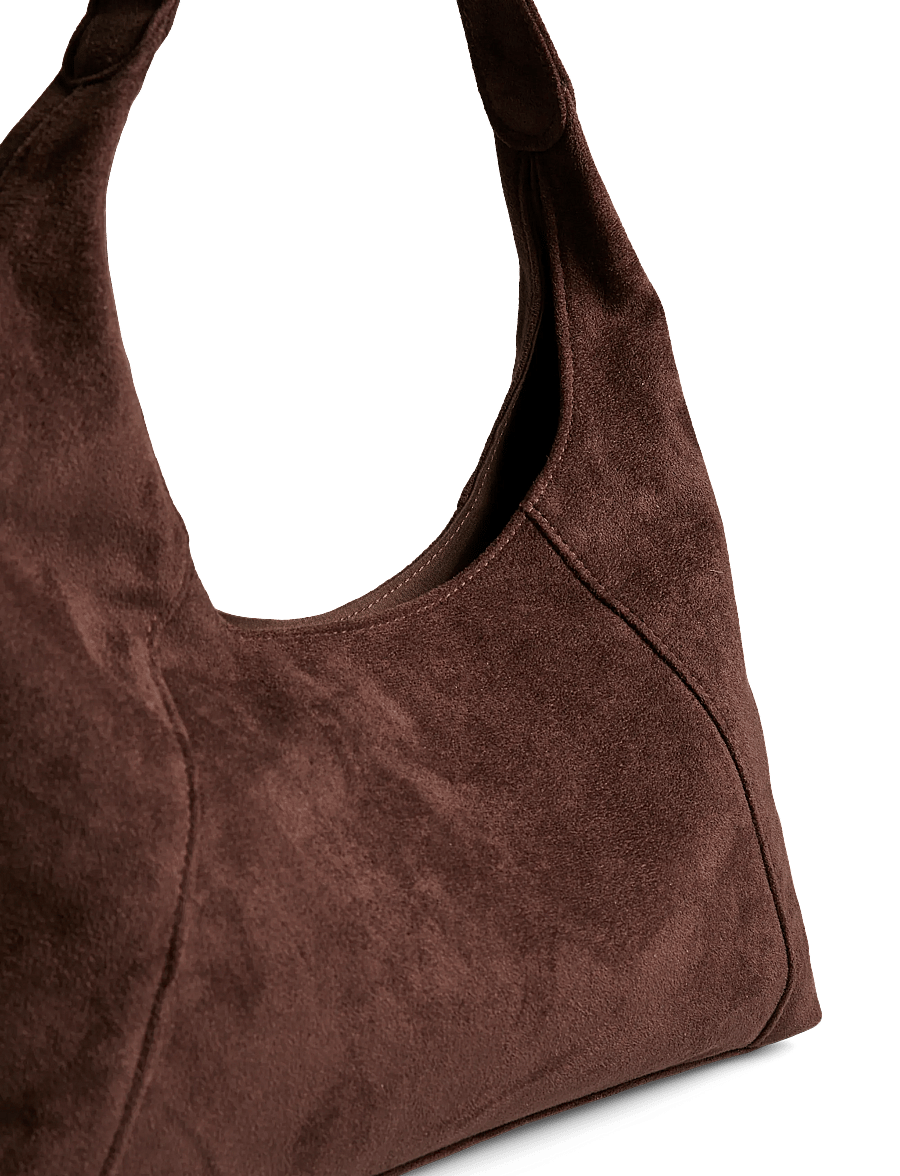 Pieces - PCJOYE FESTIVAL HOBO BAG - alltags-style - chicory coffee - 2