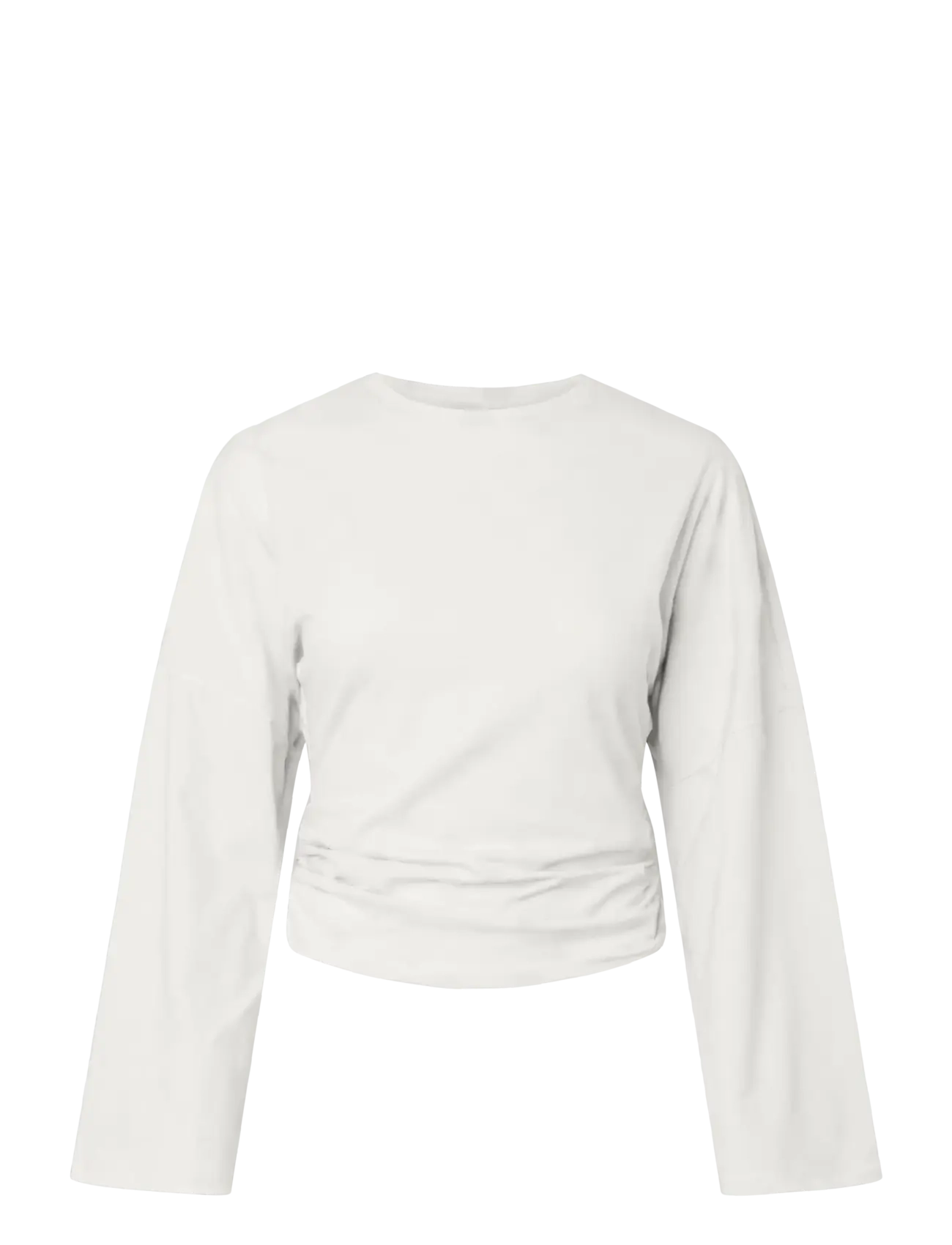 Pieces PCALLI LS O-NECK TOP - Kläder - BRIGHT WHITE / white