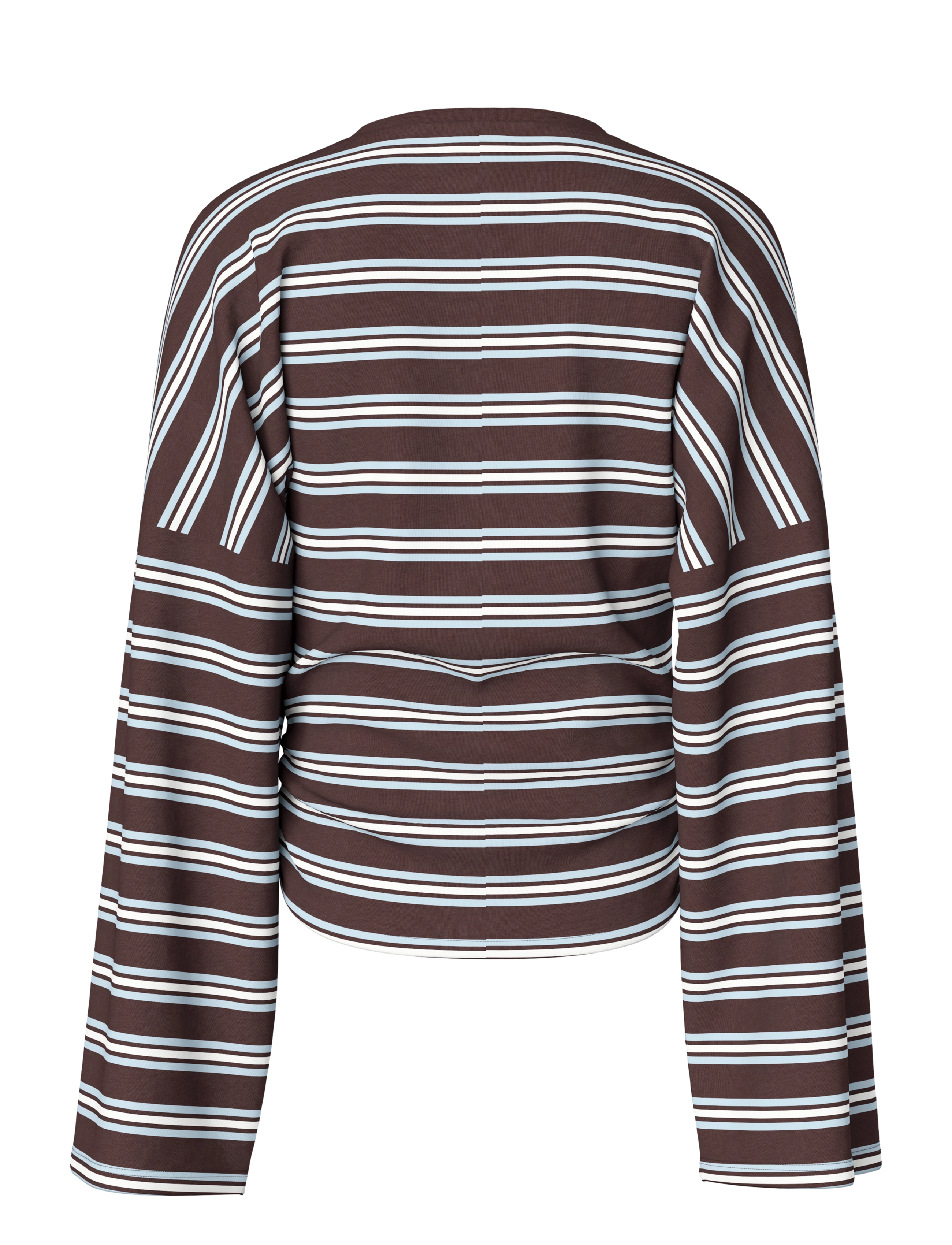 Pieces - PCALLI LS O-NECK TOP D2D - långärmade toppar - chocolate plum - 2
