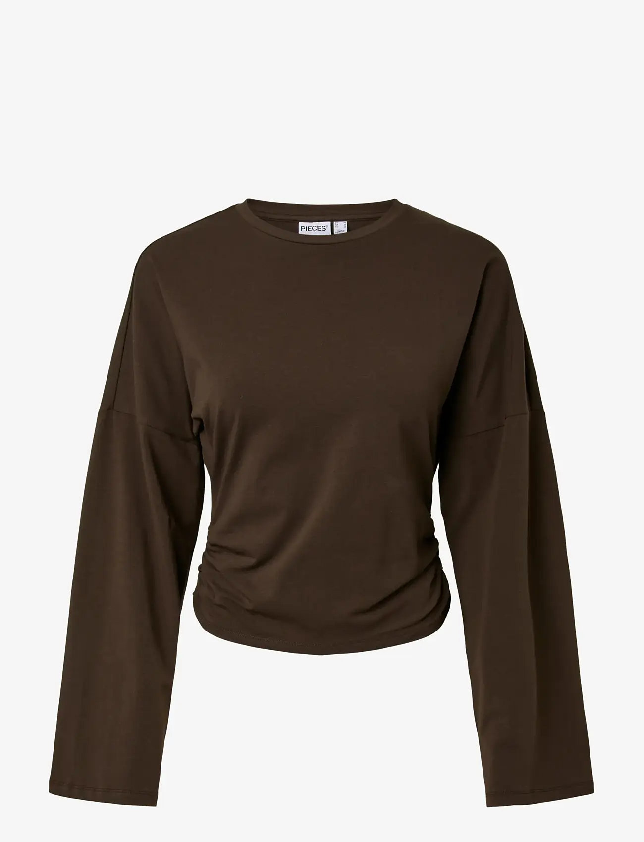 Pieces - PCALLI LS O-NECK TOP - long-sleeved tops - delicioso - 1